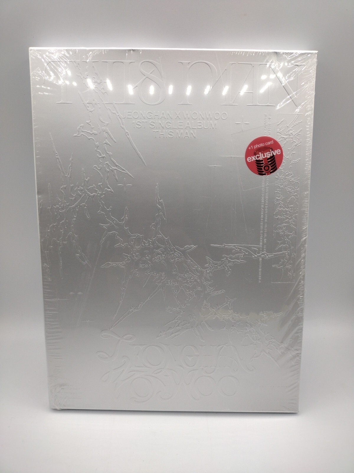 Jeonghan X Wonwoo 1st Single Album ‘This Man’ 2024, CD, Target Exclusive New Sea