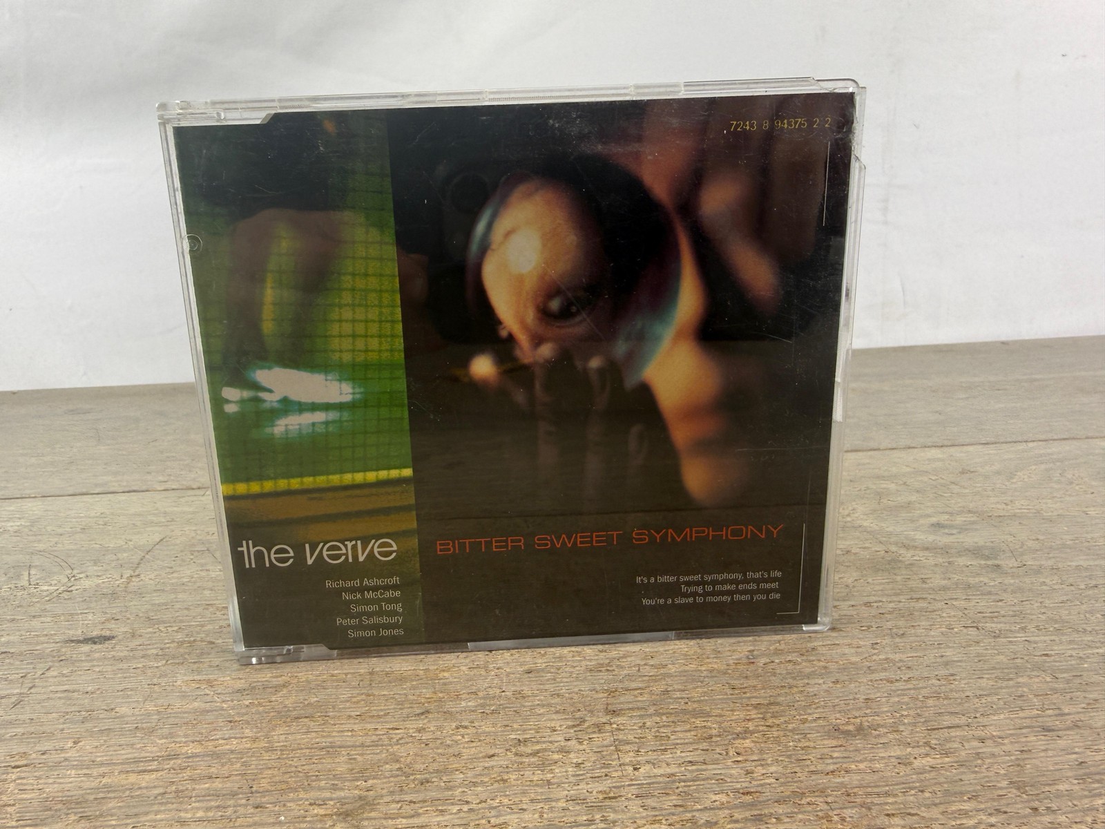 The Verve CD Bitter Sweet Symphony Single 1997 Britpop Alt Rock Multicolor