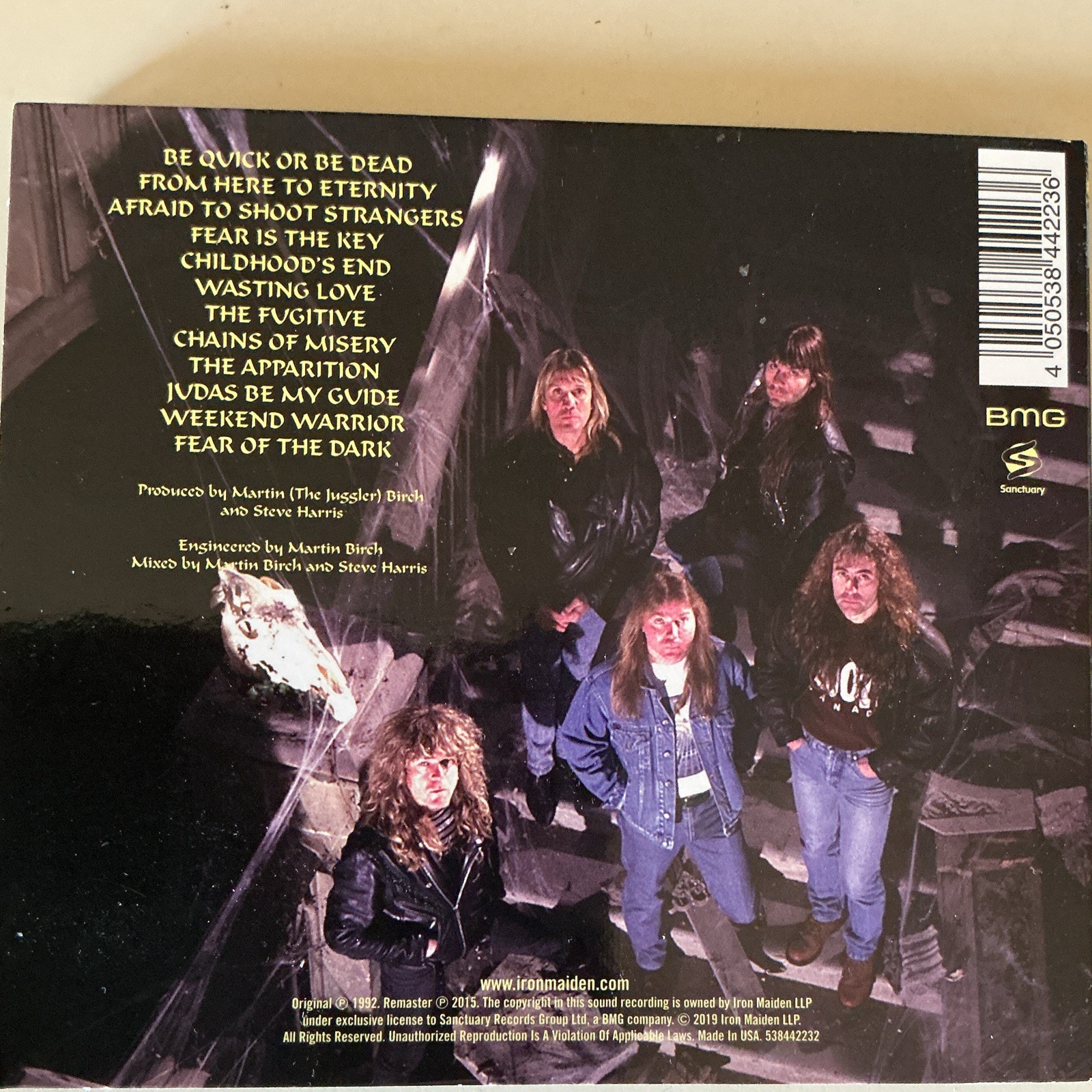 Iron Maiden – Fear of the Dark CD BMG 2019 Rock Album Jewel Case