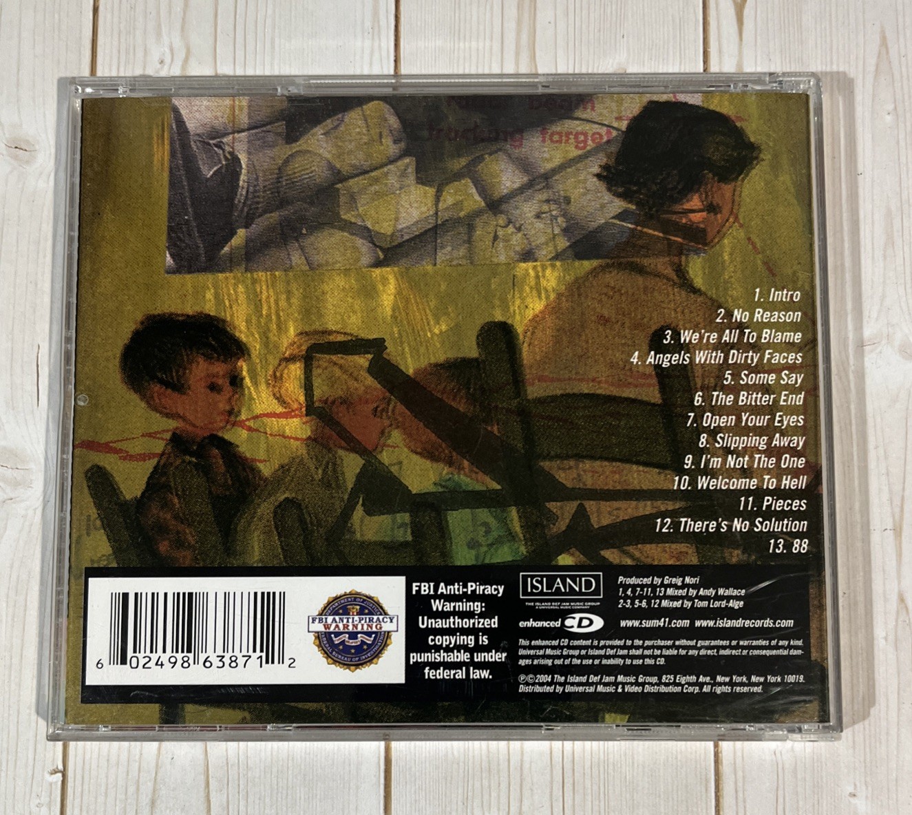 Chuck By Sum 41 – 2004 CD Island Def Jam Music Group Label