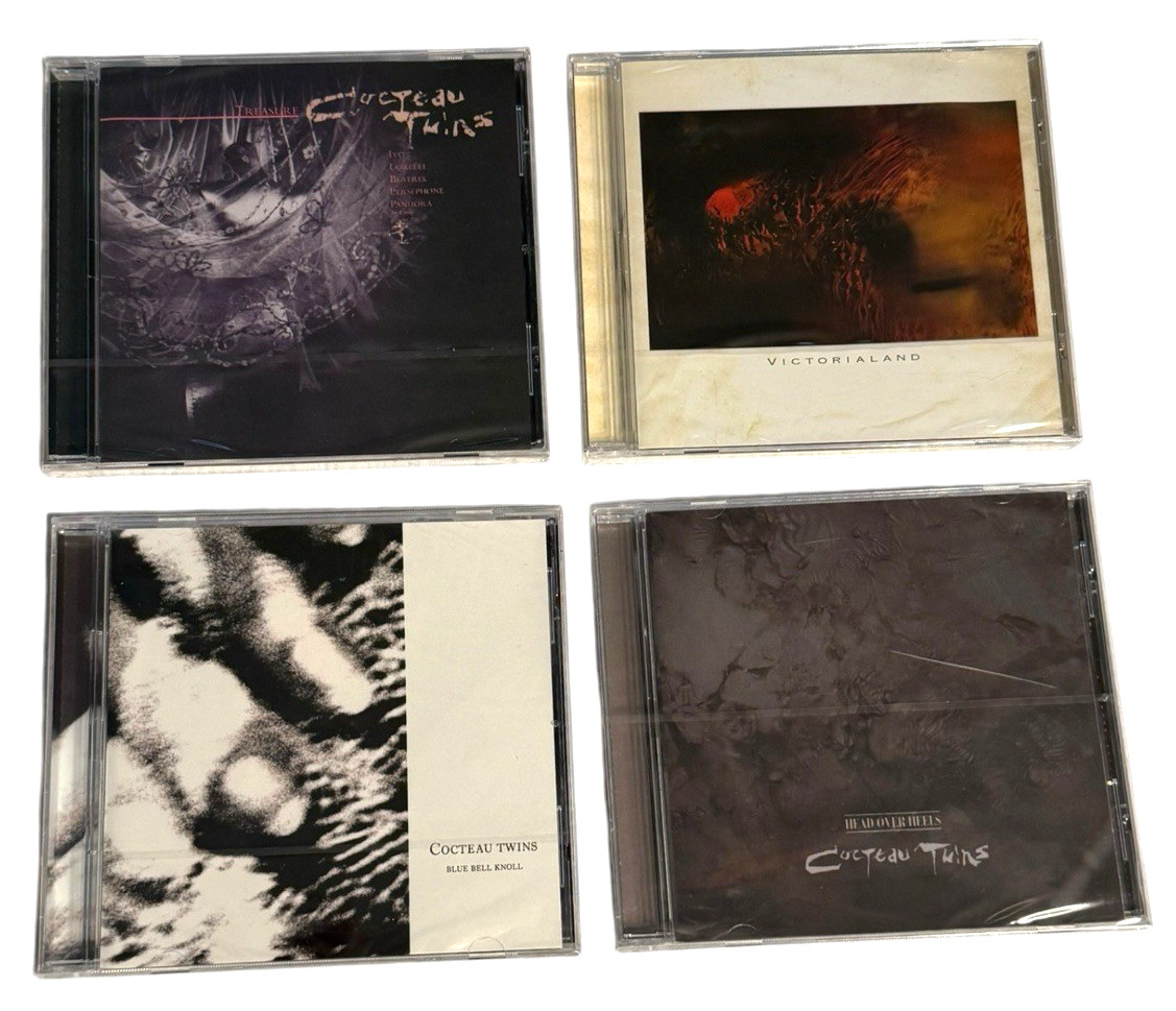 Cocteau Twins CD Collection 4 CD’s, Treasure, Head Over, Blue Bell, Victorialand