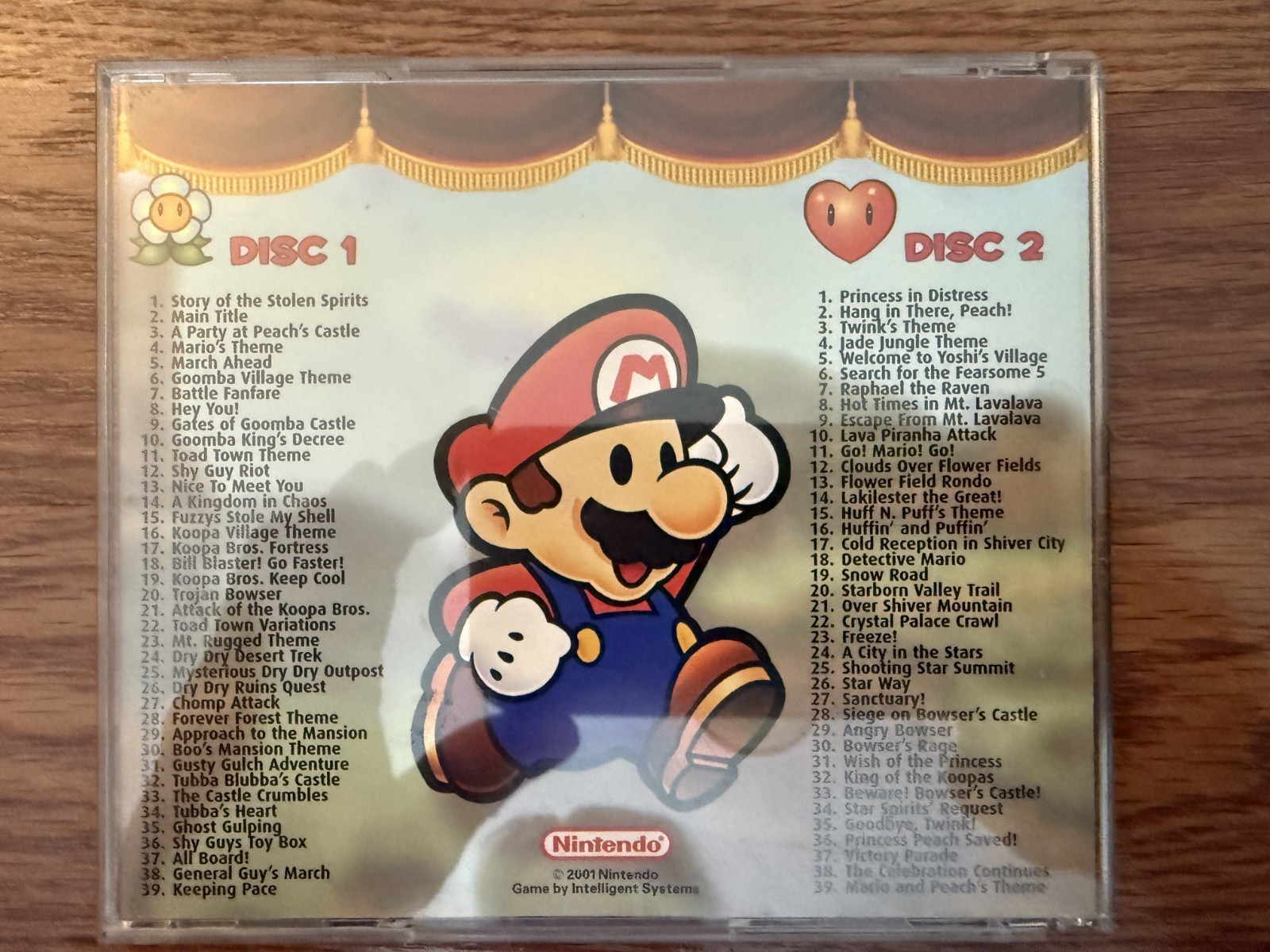 Nintendo Power Paper Mario Game Music Soundtrack CD 2-Disc Set N64 Promo – Plus+
