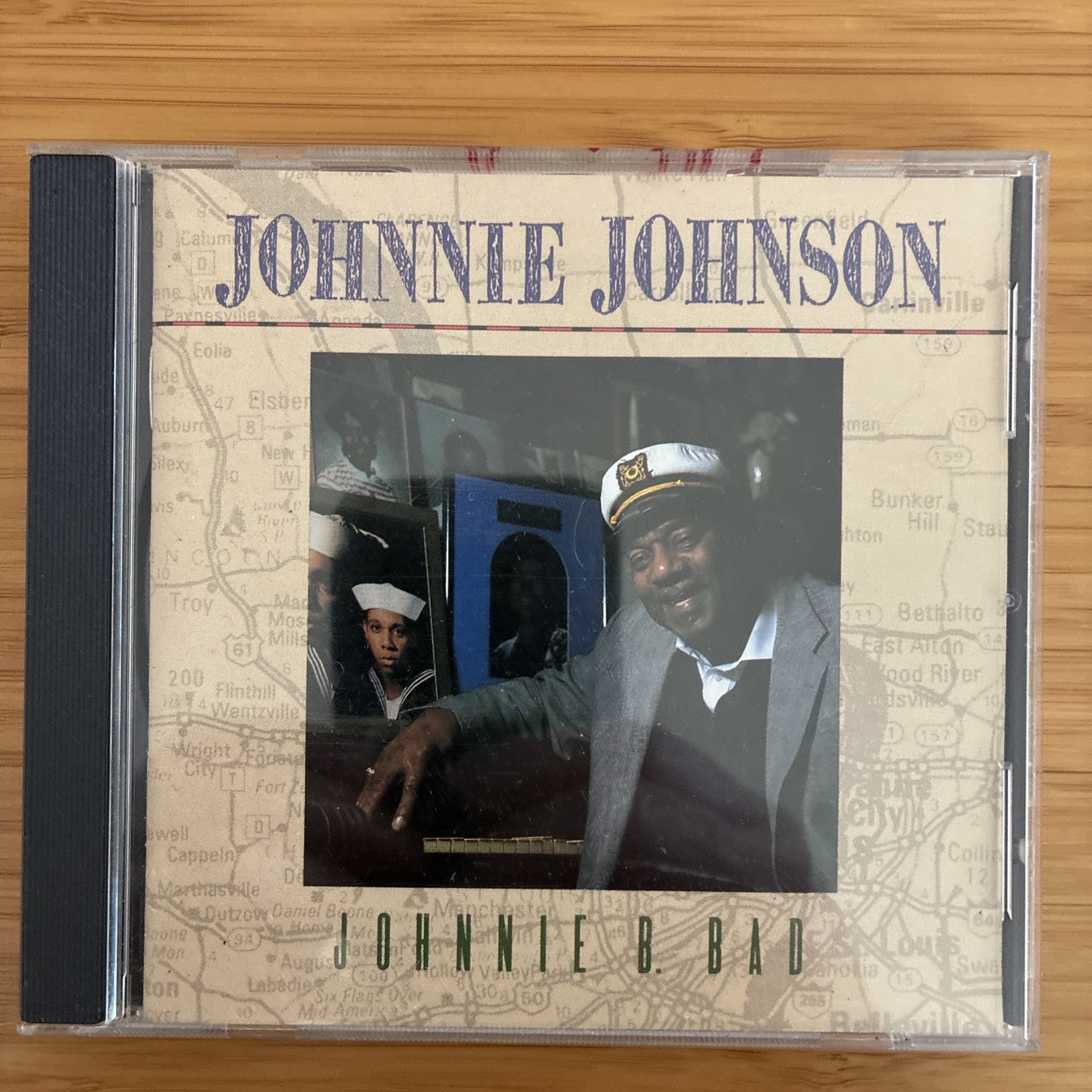Johnnie Johnson: “Johnnie B. Bad” CD – VG+ Condition Elektra OOP Keith Richards!