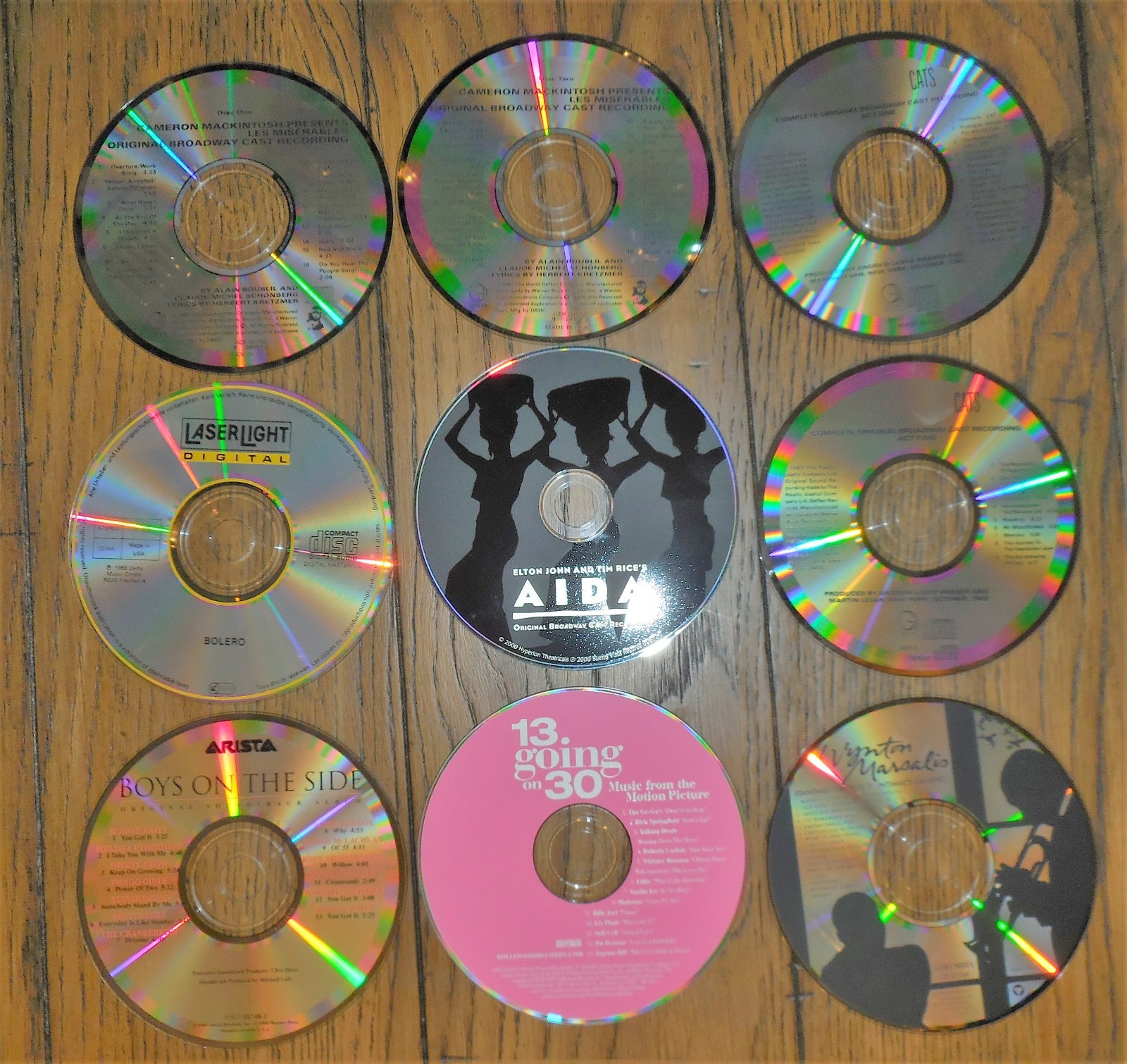 Wholesale 36 Music CD Lot NO JEWEL CASES Various Artist & Movie Soundtracks