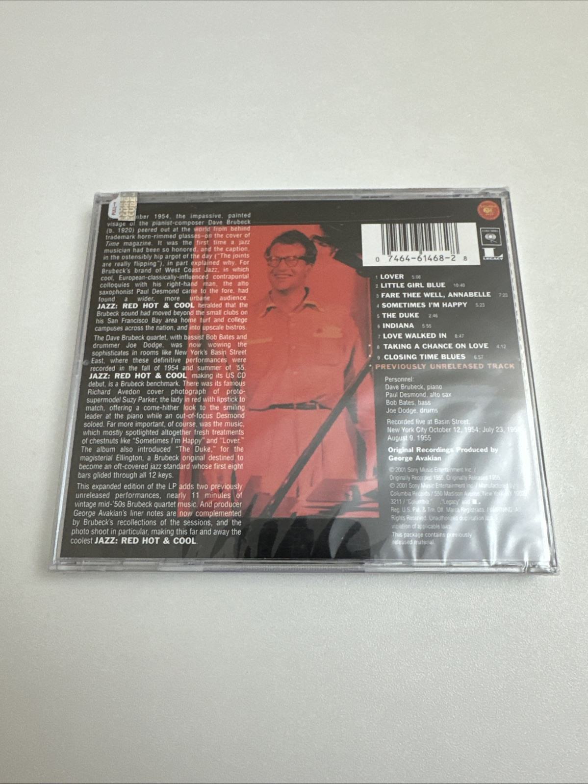 Dave Brubeck Quartet – Red Hot and Cool – New CD