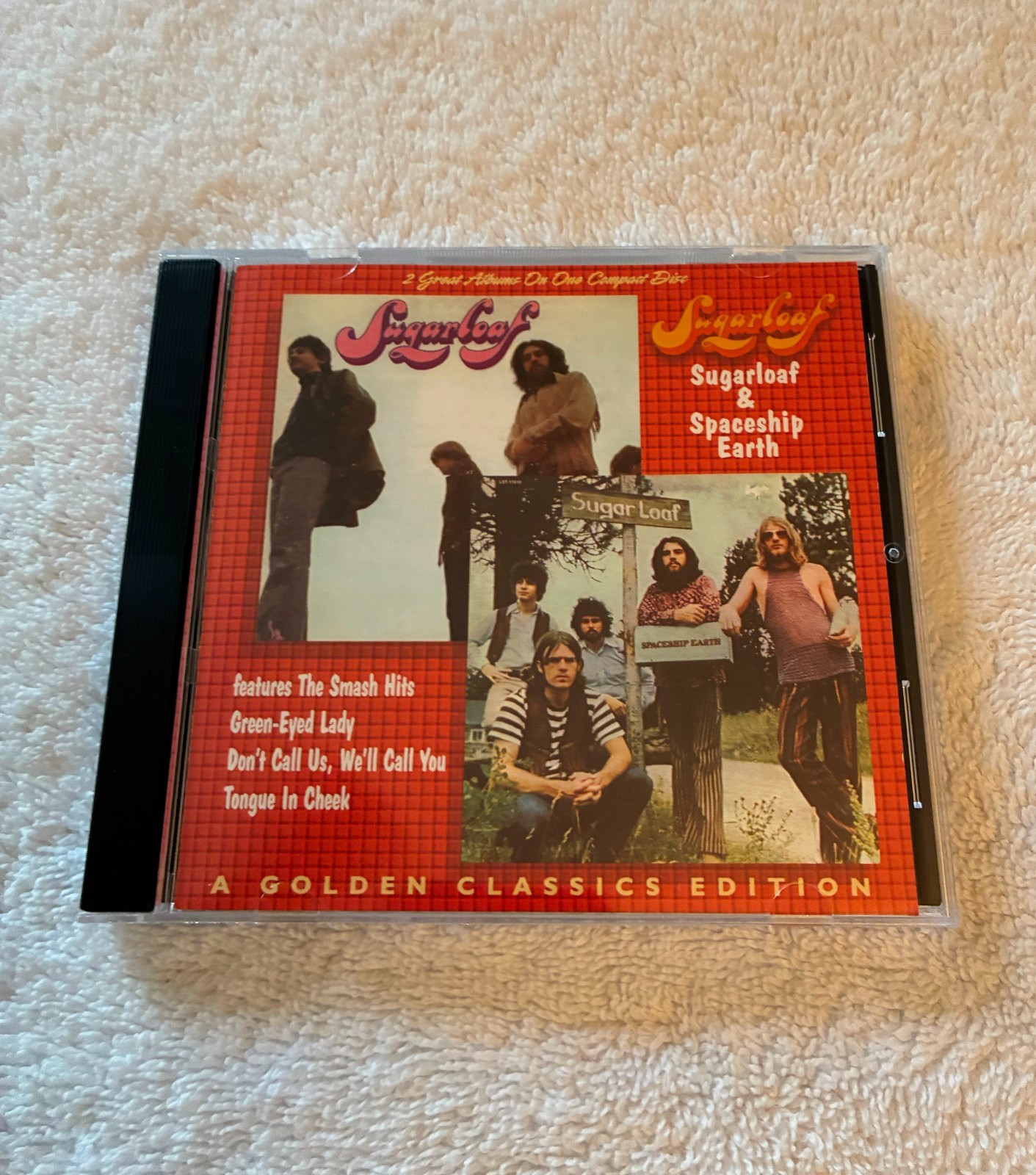 Sugarloaf “Sugarloaf/Spaceship Earth” 2 Albums On 1 CD 1997 Collectables