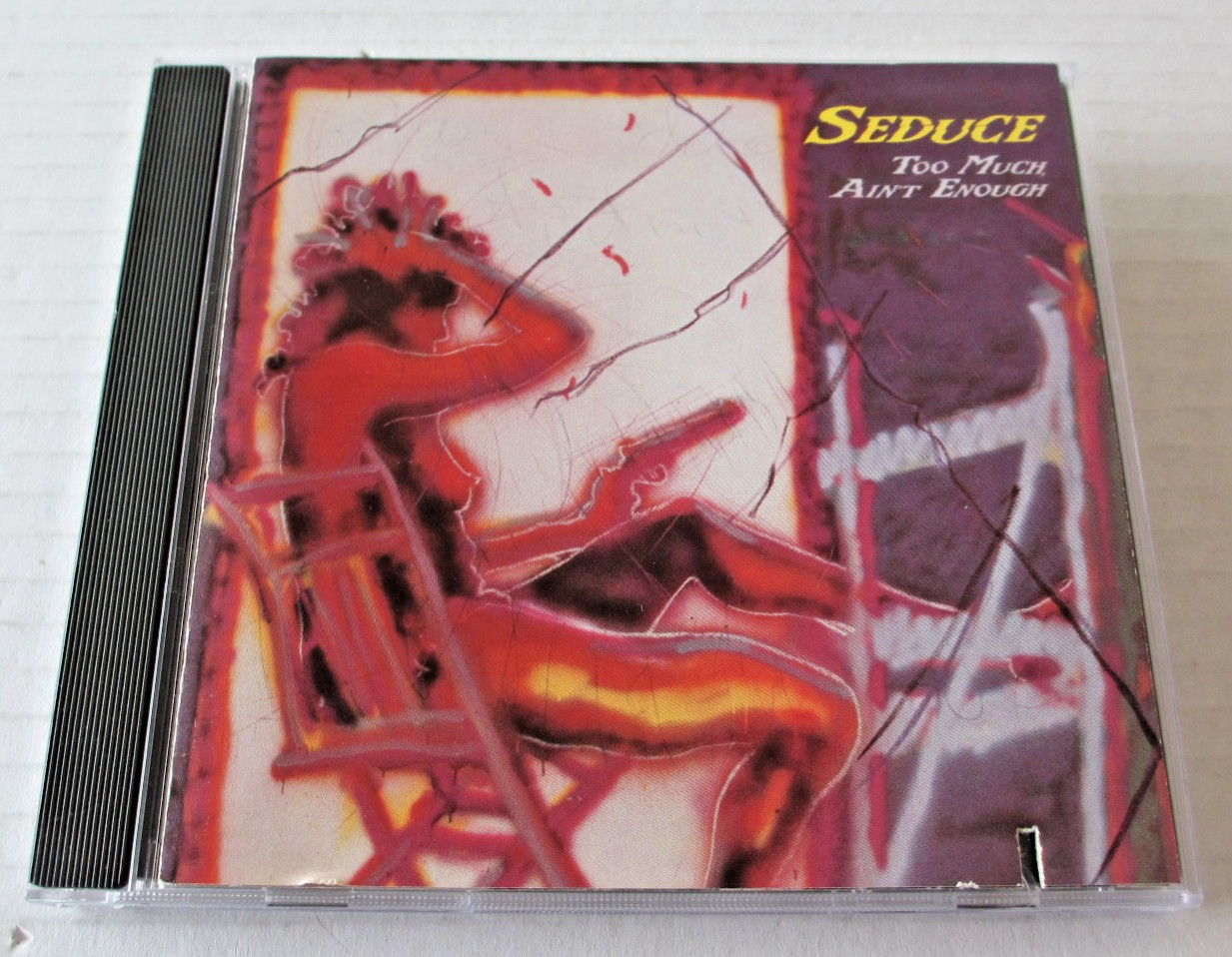 SEDUCE- TOO MUCH AINT ENOUGH CD ORIGINAL 1988 US 80s HAIR METAL GLAM POISON RARE
