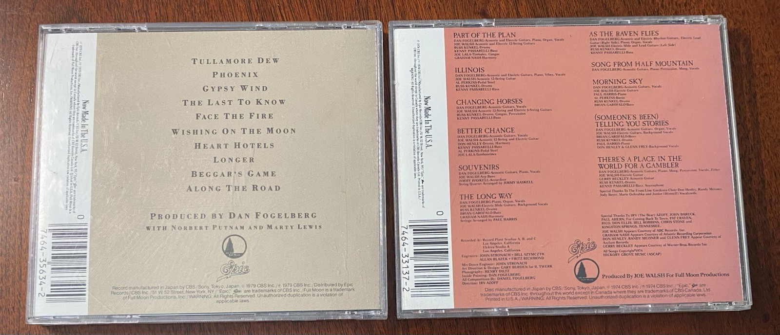 [2 CD Lot] Dan Fogelberg – Phoenix and Souvenirs *NM* FREE SHIPPING