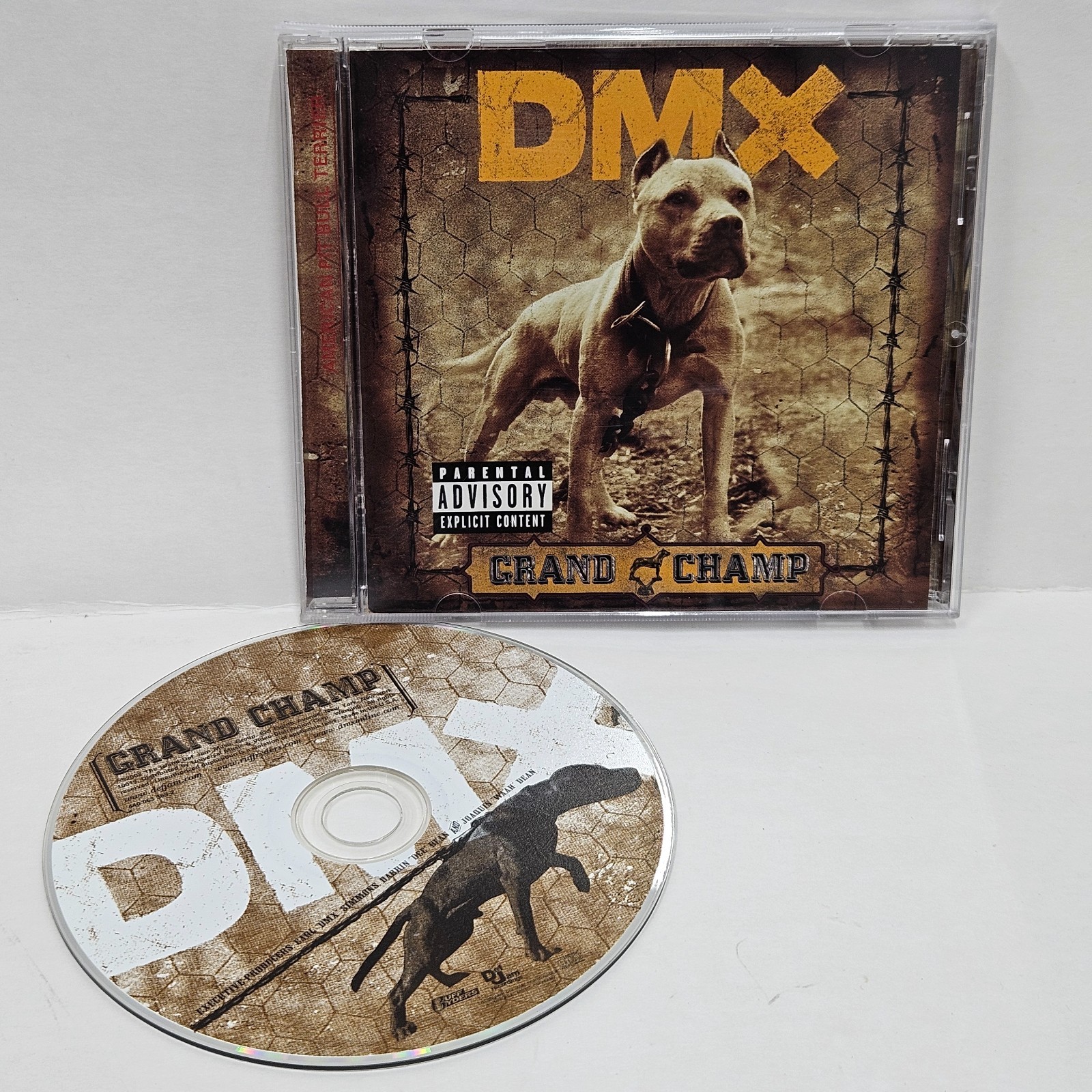 DMX Grand Champ CD 2003 US Def Jam Pressing Parental Advisory Hip Hop VG+