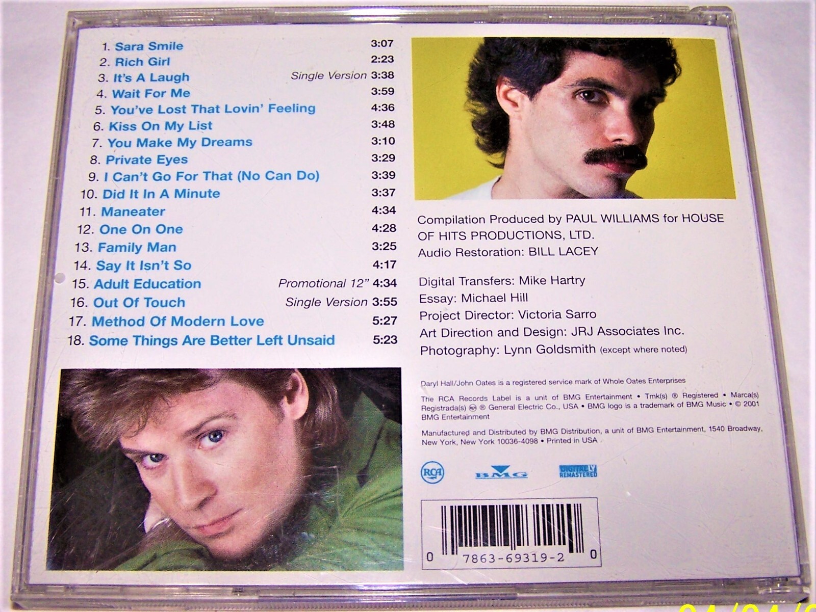 Hall & Oates : Very Best of Daryl Hall & John Oates CD