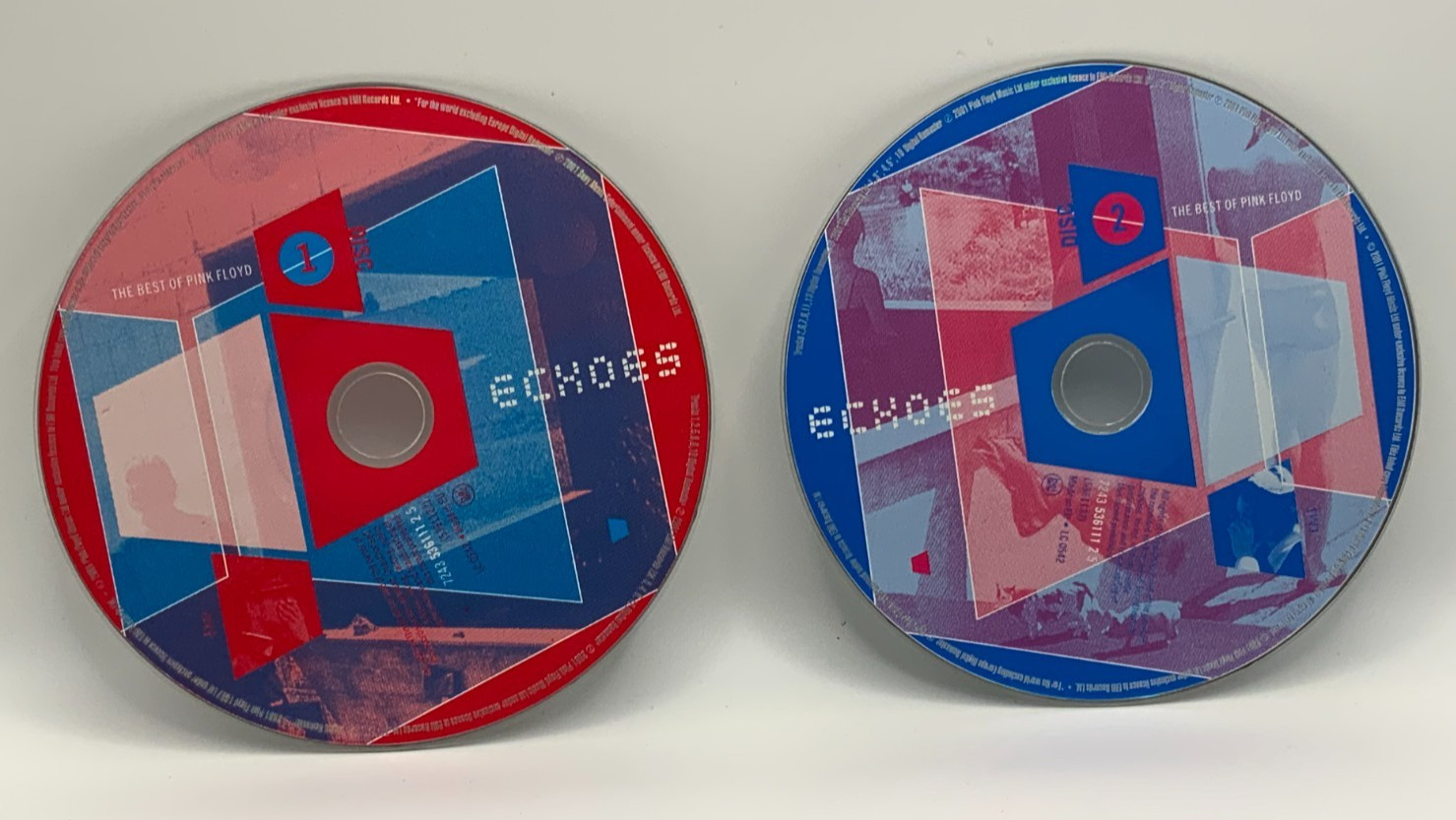 Echoes The best of Pink Floyd two Disc CD alum cardboard sleeve edition