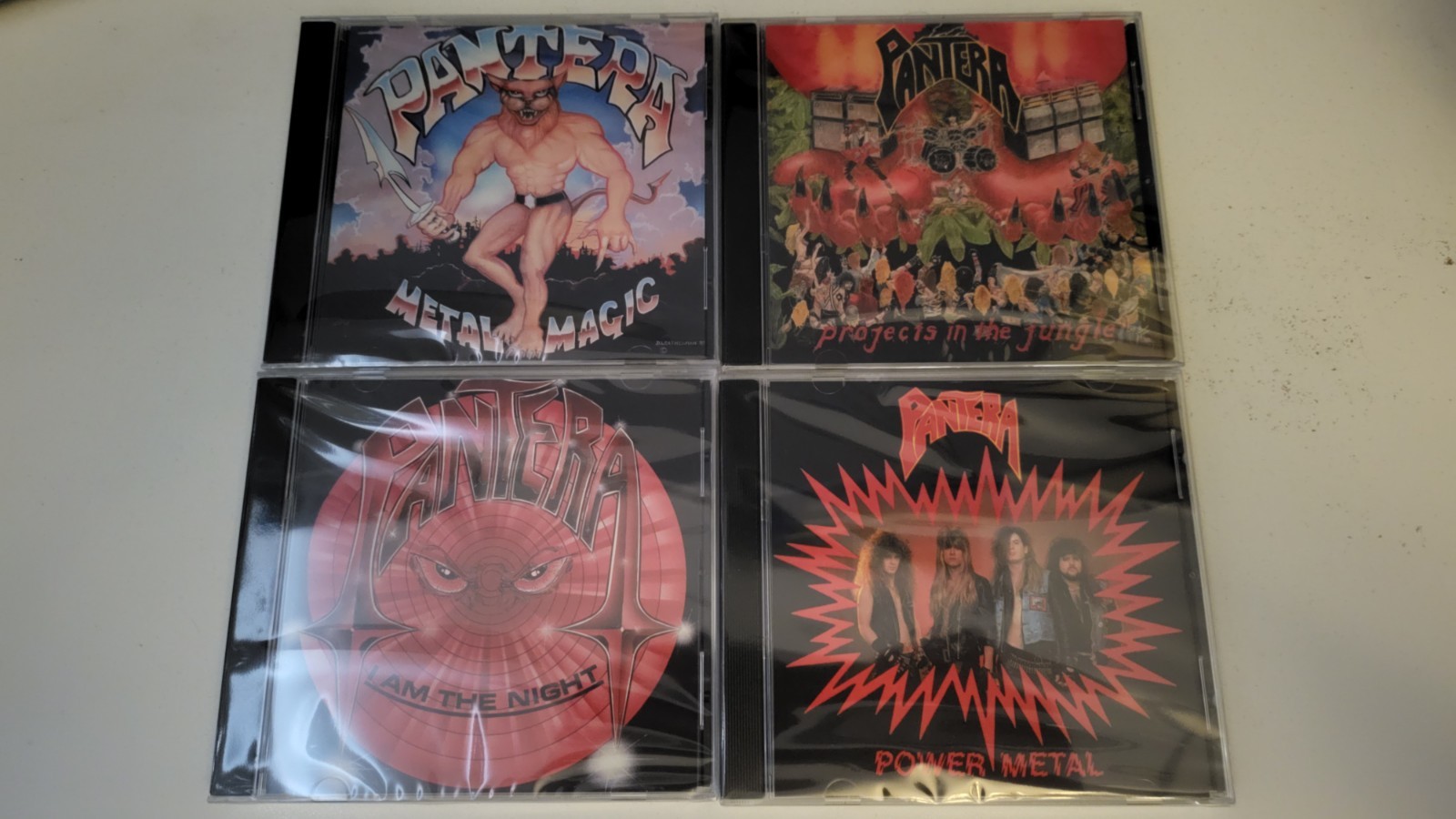 Pantera – 4CD – Metal Magic – Projects Jungle – I Am The Night – Power Metal