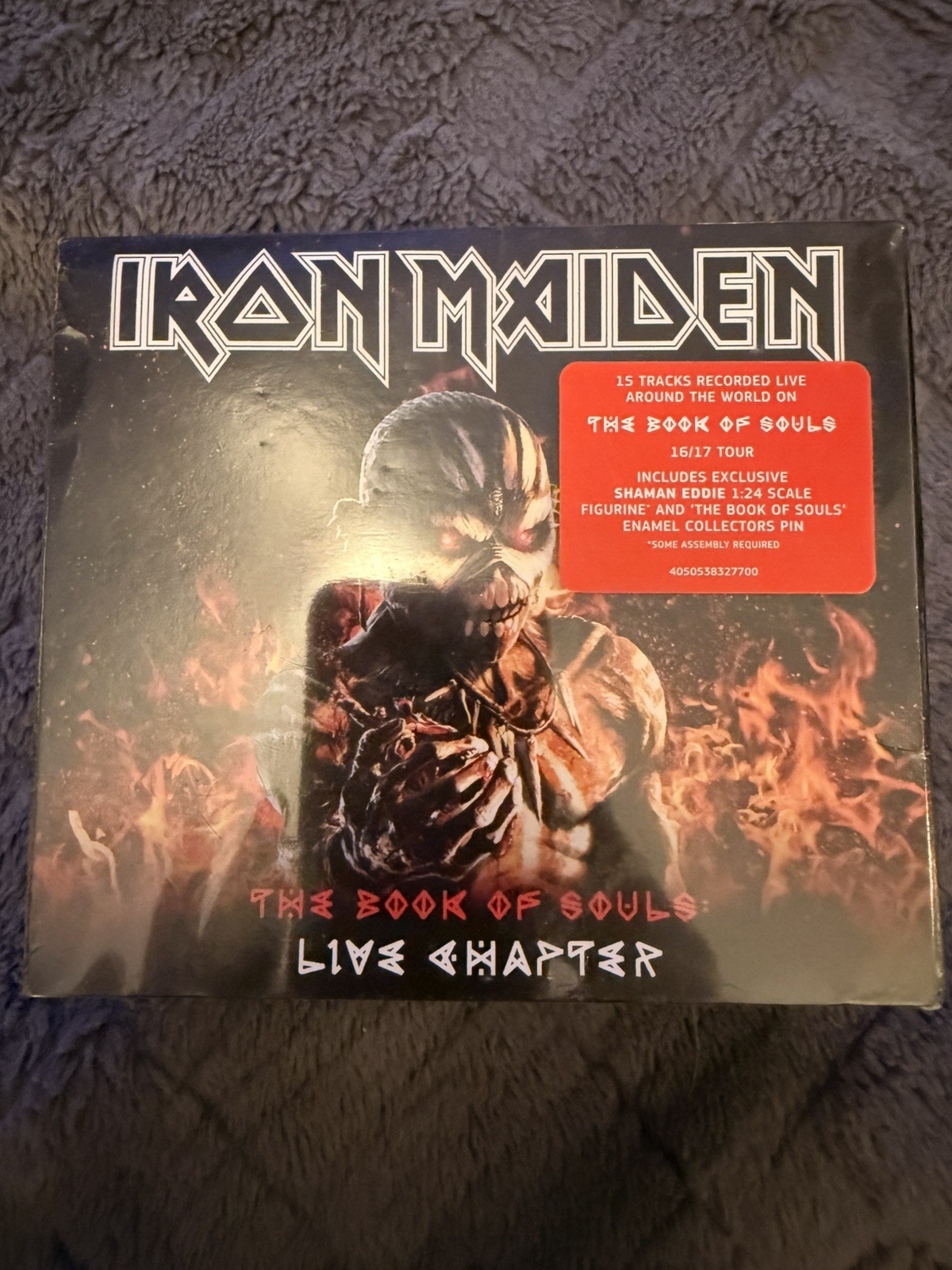 +FIGURINE—- IRON MAIDEN The Book of Souls: The Live Chapter WALMART 2CDs 0827