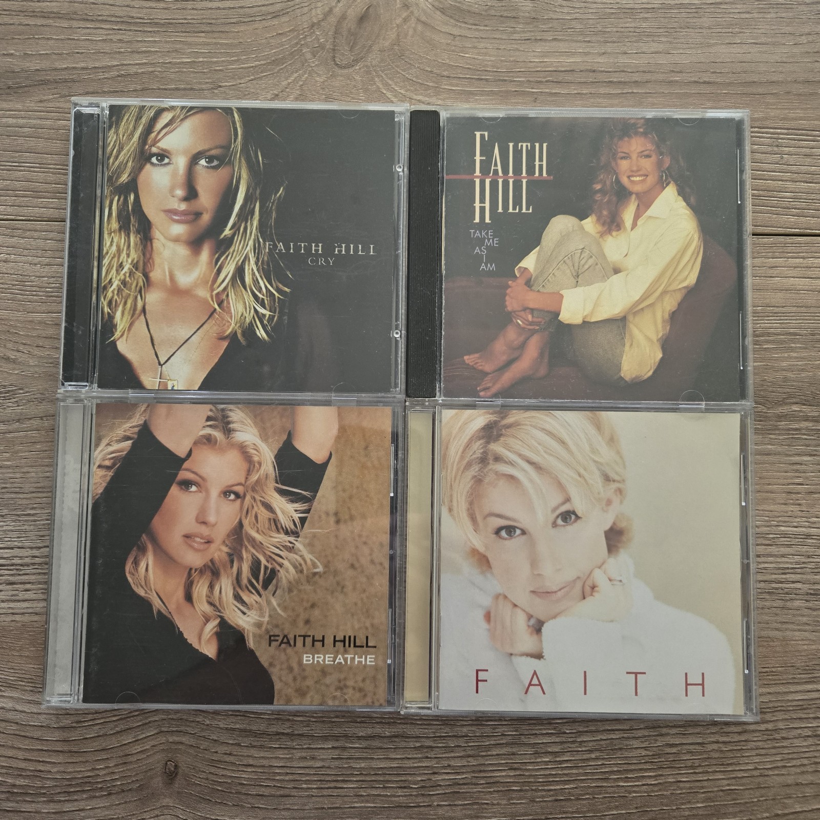Faith Hill Faith + Breathe + Cry + Take Me As I Am [4 CD LOT] Country Pop WB