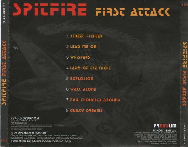 Spitfire – First Attack CD