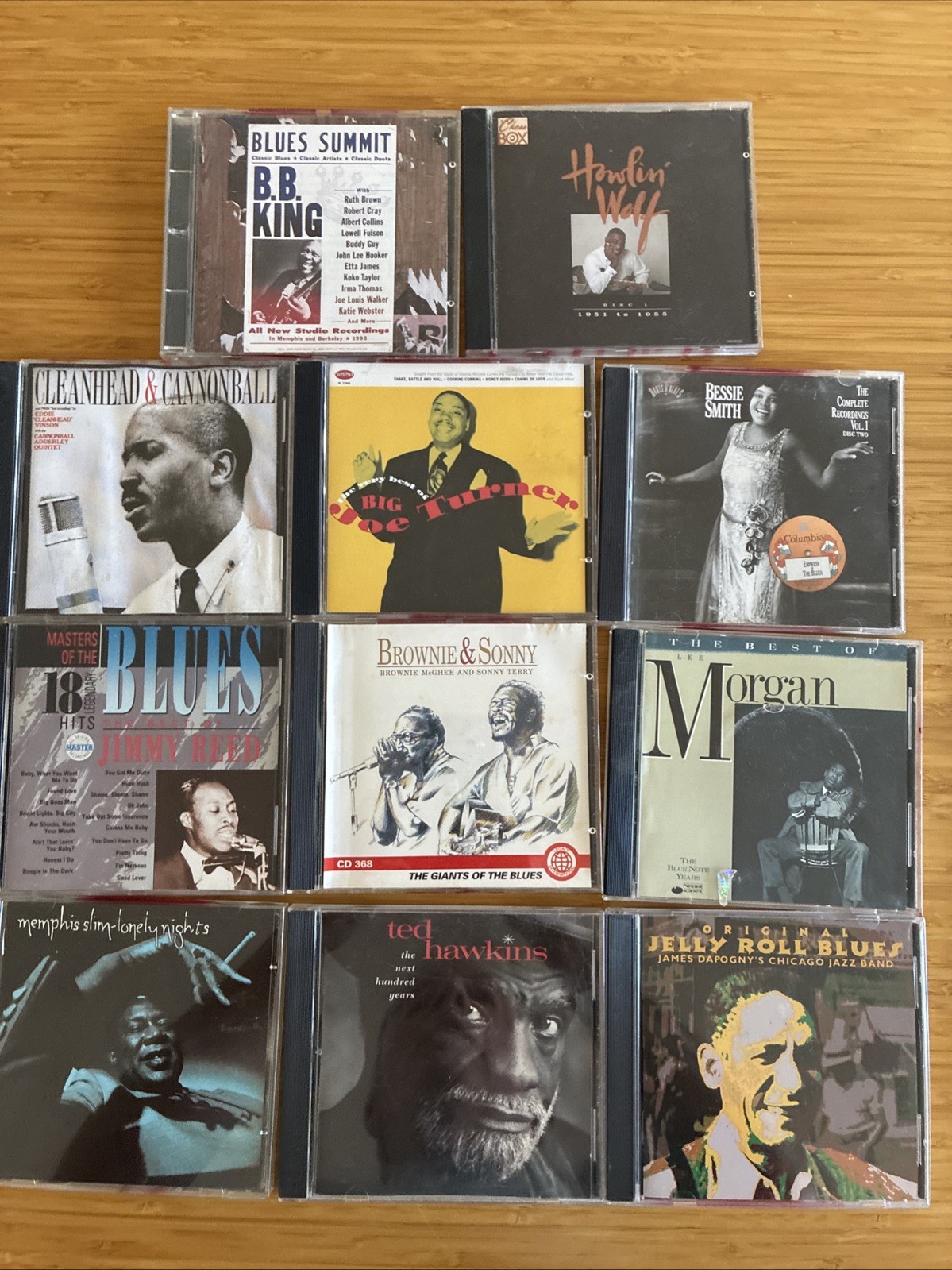 Old School Blues Music (10 CD Lot) Howlin’ Wolf, BB King, Memphis Slim + MORE NM
