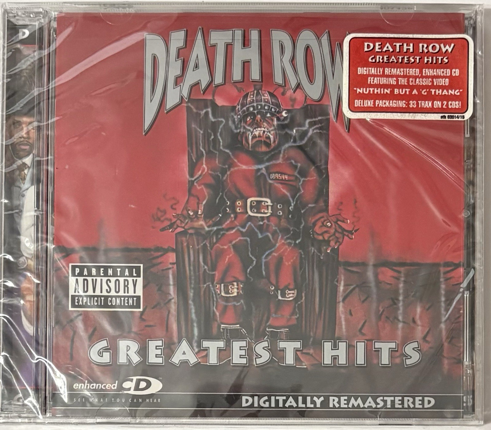VARIOUS ARTISTS “DEATH ROW GREATEST HITS” BRAND NEW ORIGINAL 2001 USA 2CD ALBUM