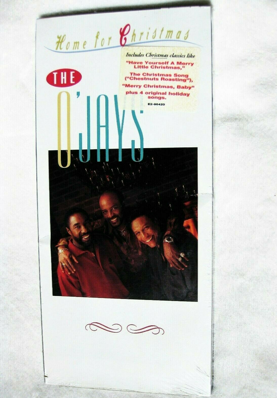 THE O’JAYS HOME FOR CHRISTMAS CD SEALED LONGBOX PROMO HYPE STICKER HOLIDAY LP