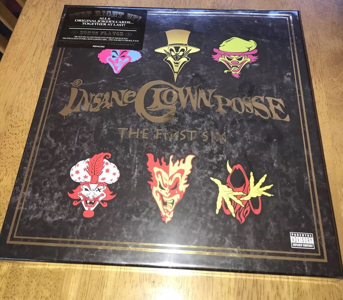 INSANE CLOWN POSSE FIRST 6 BOX SET NEW SEALED GREAT FOR COLLECTOR’S  CD/DVD
