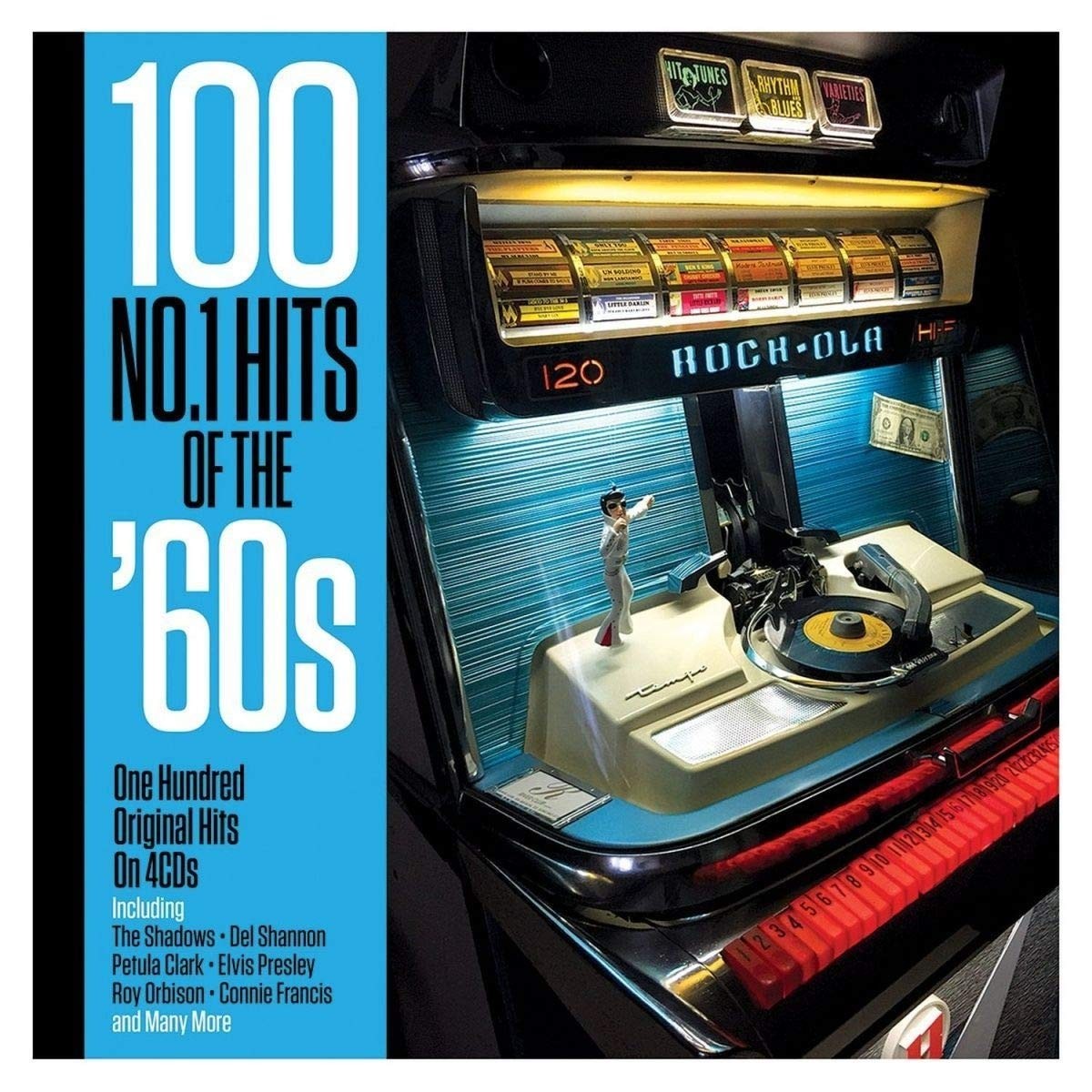 Various Artists – 100 No.1 Hits Of The ’60s 4 CD Set – NEW