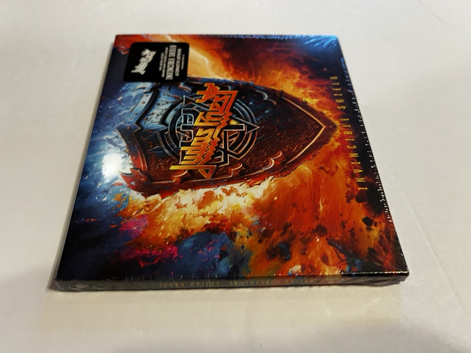 Invincible Shield by Judas Priest-Alternative Cover Artwork (Epic Records) New!