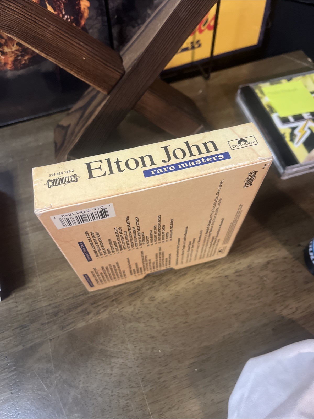 1992 Elton John Rare Masters 2 CD Box Set Polydor Records Complete W/ Booklet EX