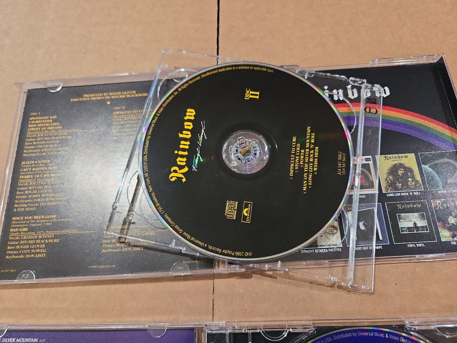 Rainbow Remastered CD LOT Rock Ritchie Blackmore Rising Stage Difficult to Care