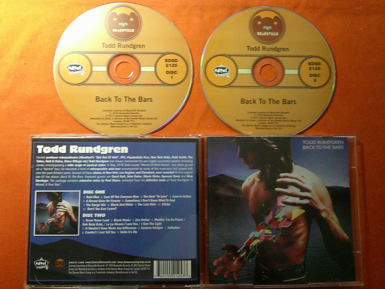 Todd Rundgren-Back to the Bars 1978 (2011 (2CD) Edsel Records–EDSD 2125 Europe)