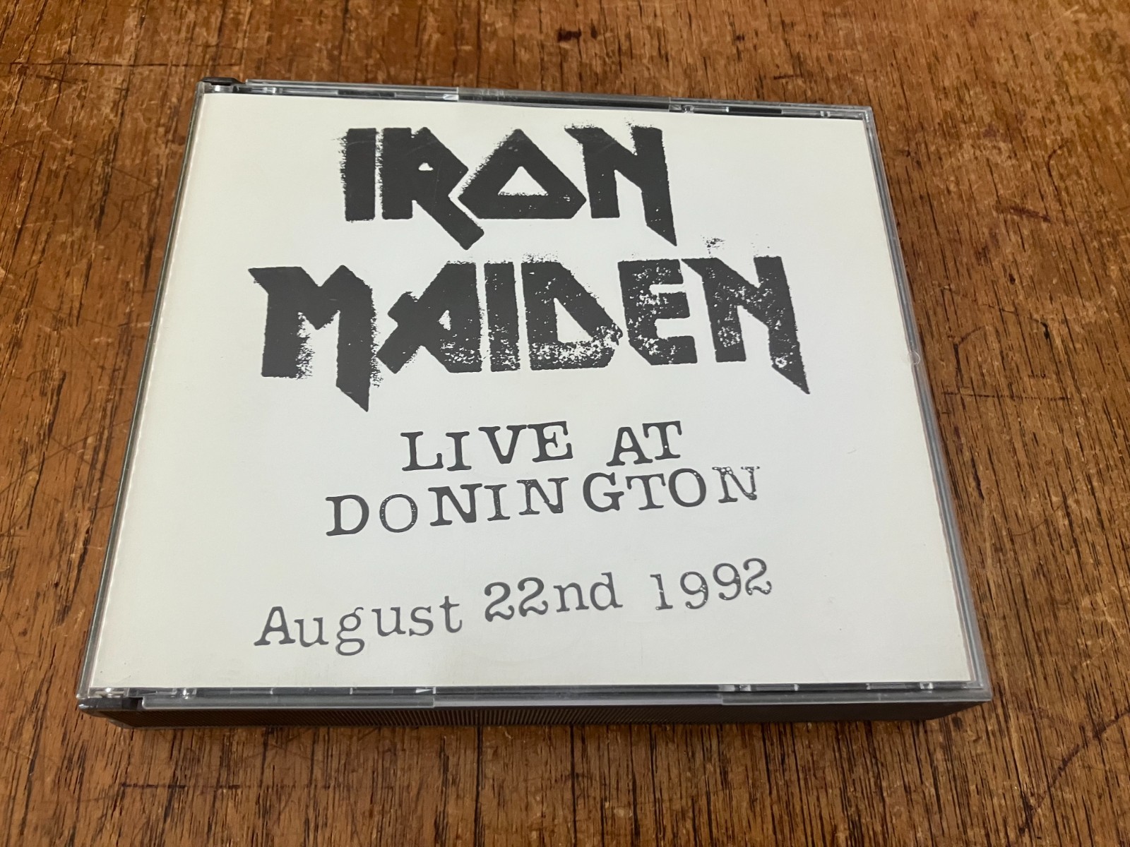 IRON MAIDEN Live At Donington 2-CD BOX Set 1993 Fat Box Version RARE