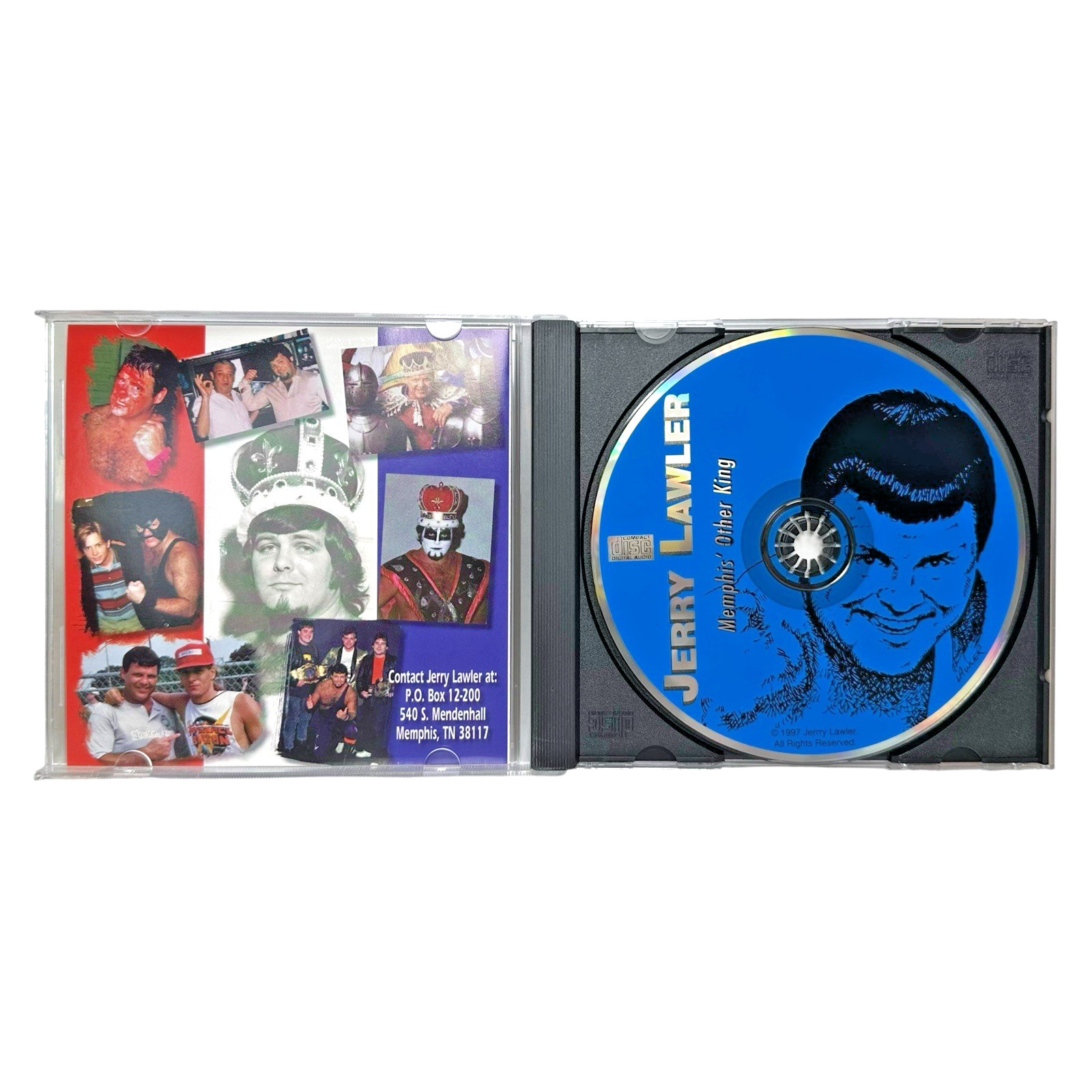 Jerry Lawler MEMPHIS OTHER KING Self-Released Mail Order CD Rare OOP NOS WWF WWE