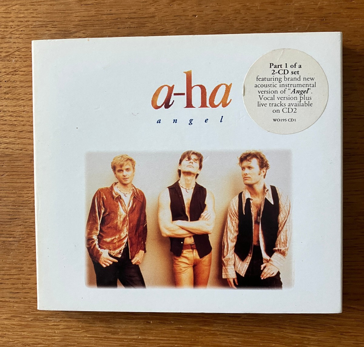 A-Ha – Angel CD Singles 1&2 COMPLETE in original placeholder Digipak (WB, 1993)