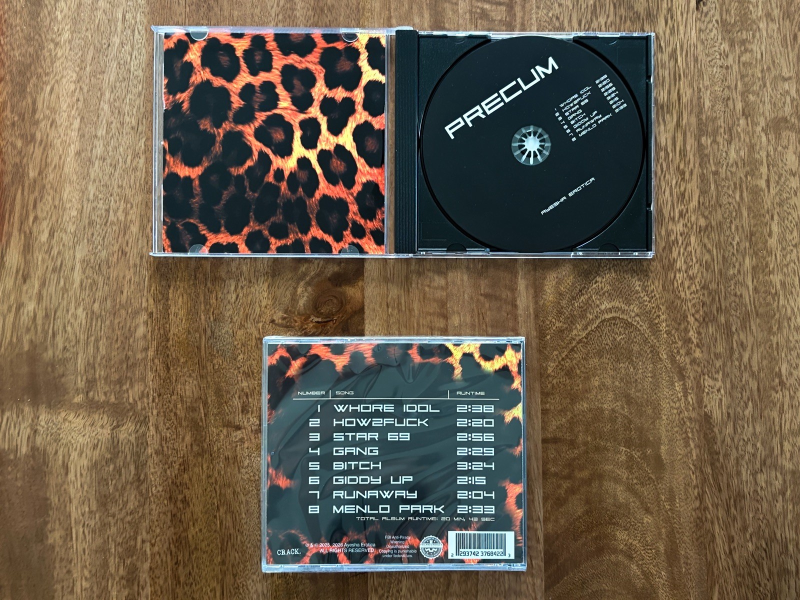 Ayesha Erotica – PRECUM (New CD)
