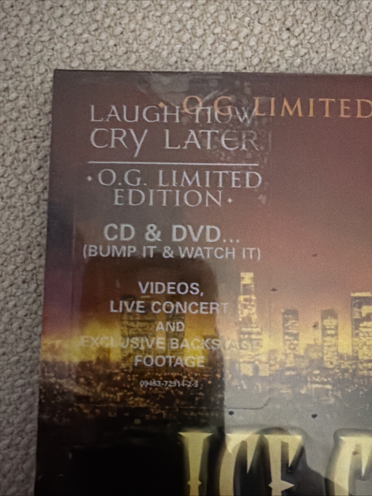 ICE CUBE LAUGH NOW CRY LATER (2006) O.G. LIMITED EDITION CD DVD SET