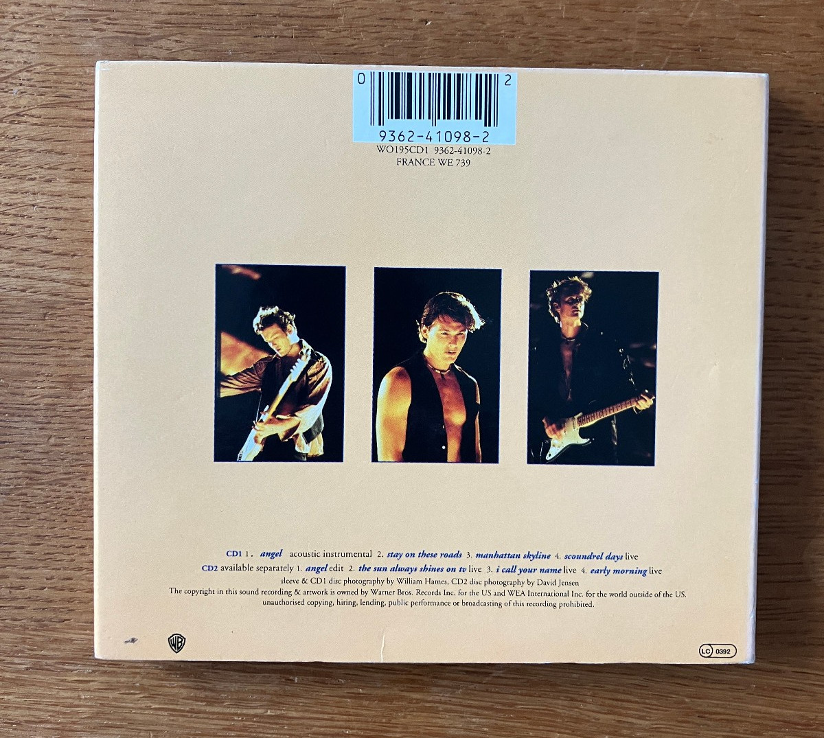 A-Ha – Angel CD Singles 1&2 COMPLETE in original placeholder Digipak (WB, 1993)