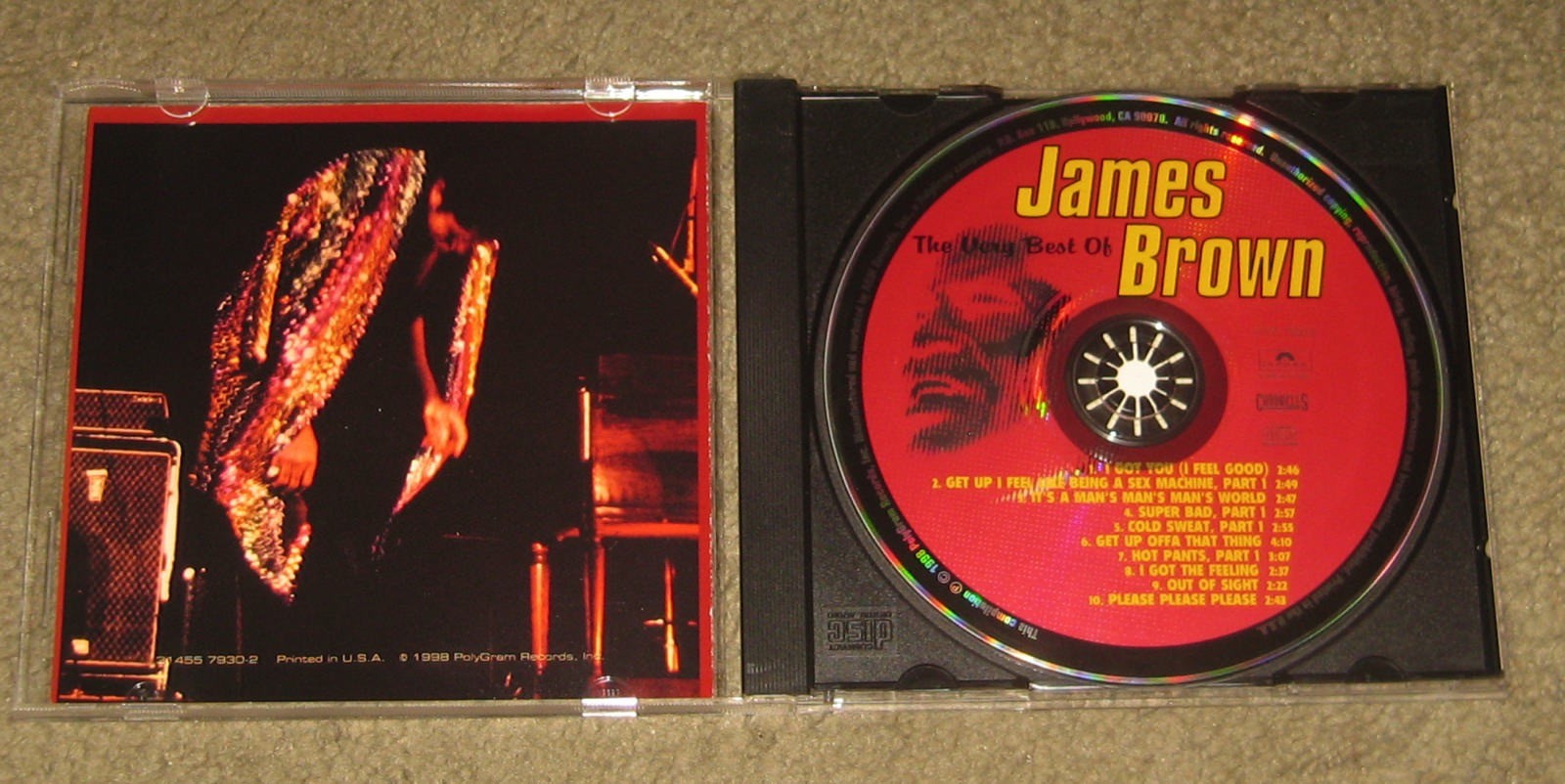 James Brown – The Very Best Of James Brown (CD, 1998, Polydor Records)