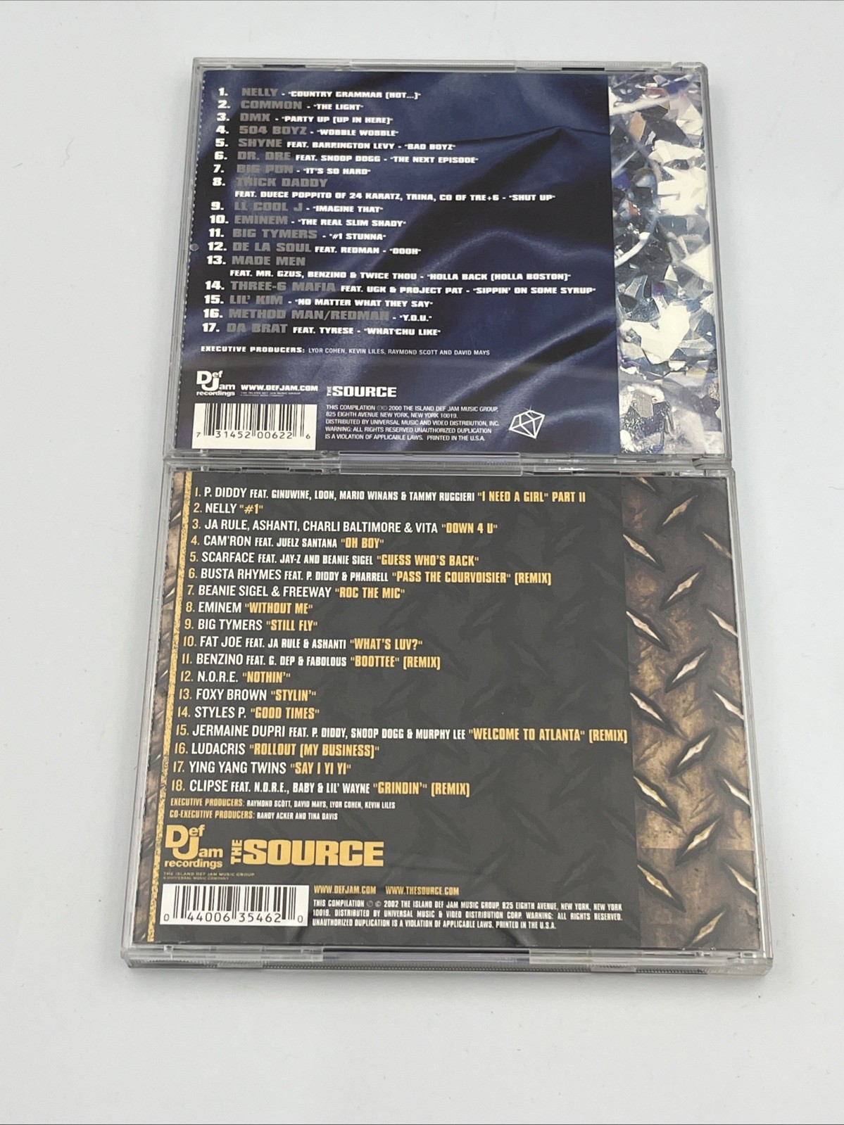 The Source Presents Hip Hop Hits by Various Artists CD Lot Volumes 1 3 4 6-10
