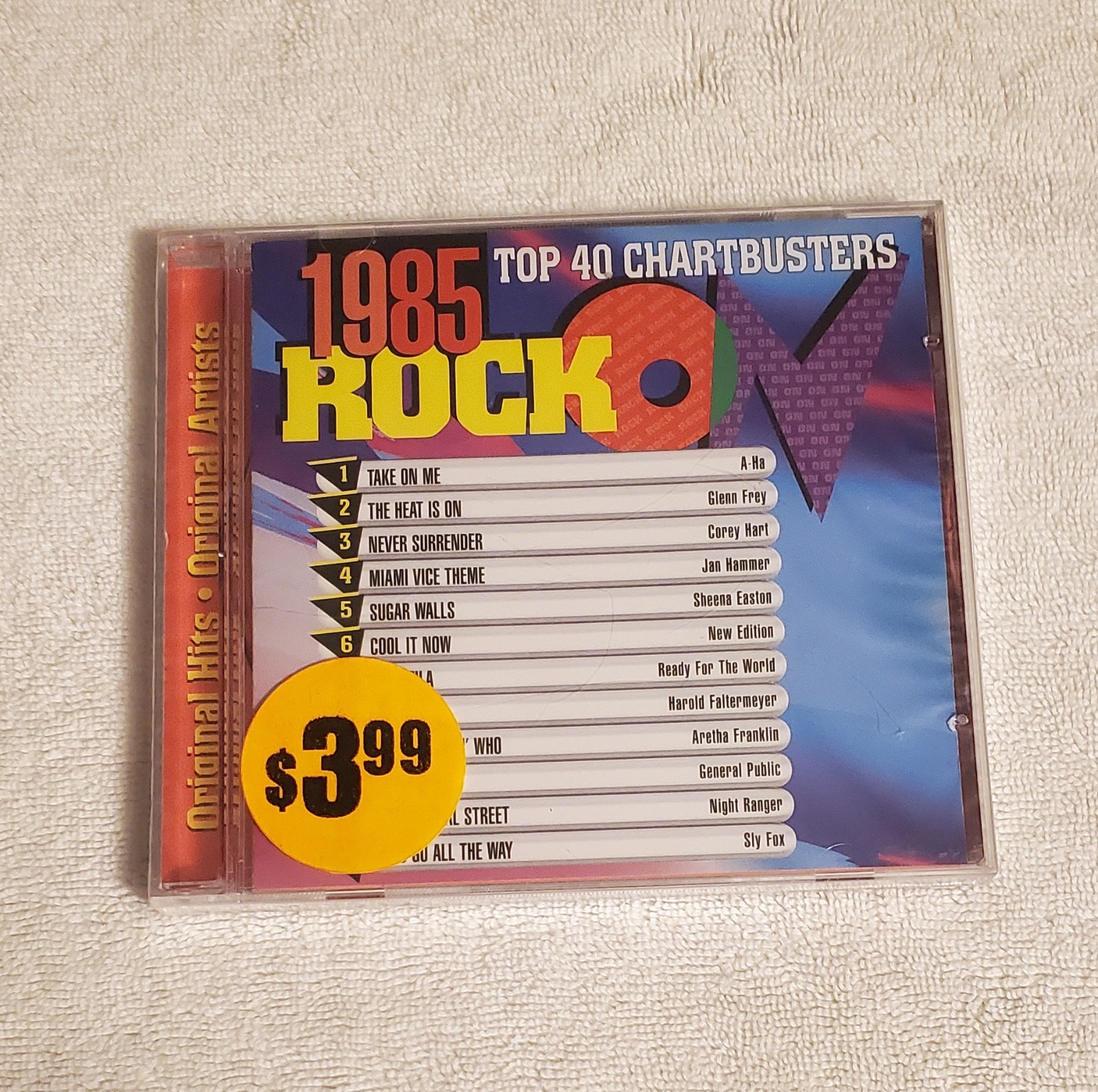 1985 TOP 40 CHARTBUSTERS ROCK ON CD NEW SEALED A-HA / GLENN FREY