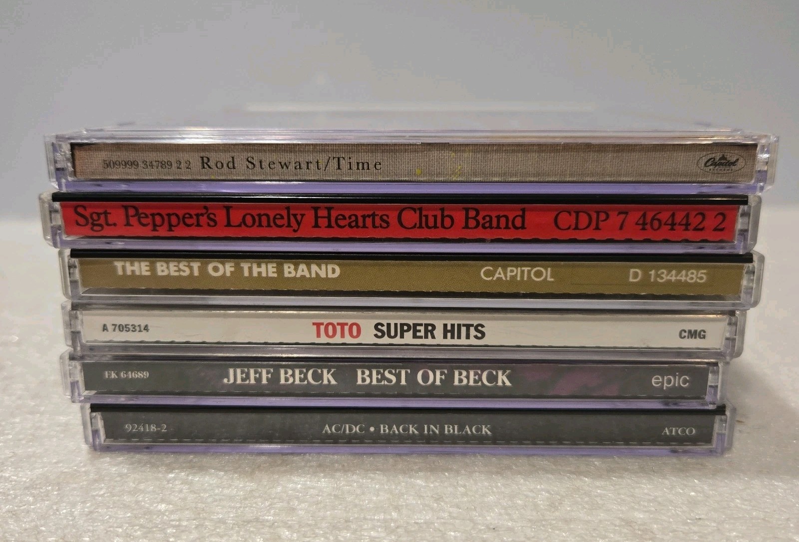 ROCK, CLASSIC ROCK, POP 6 CD LOT – SEE TITLES IN DESCRIPTION – CRCD14-2