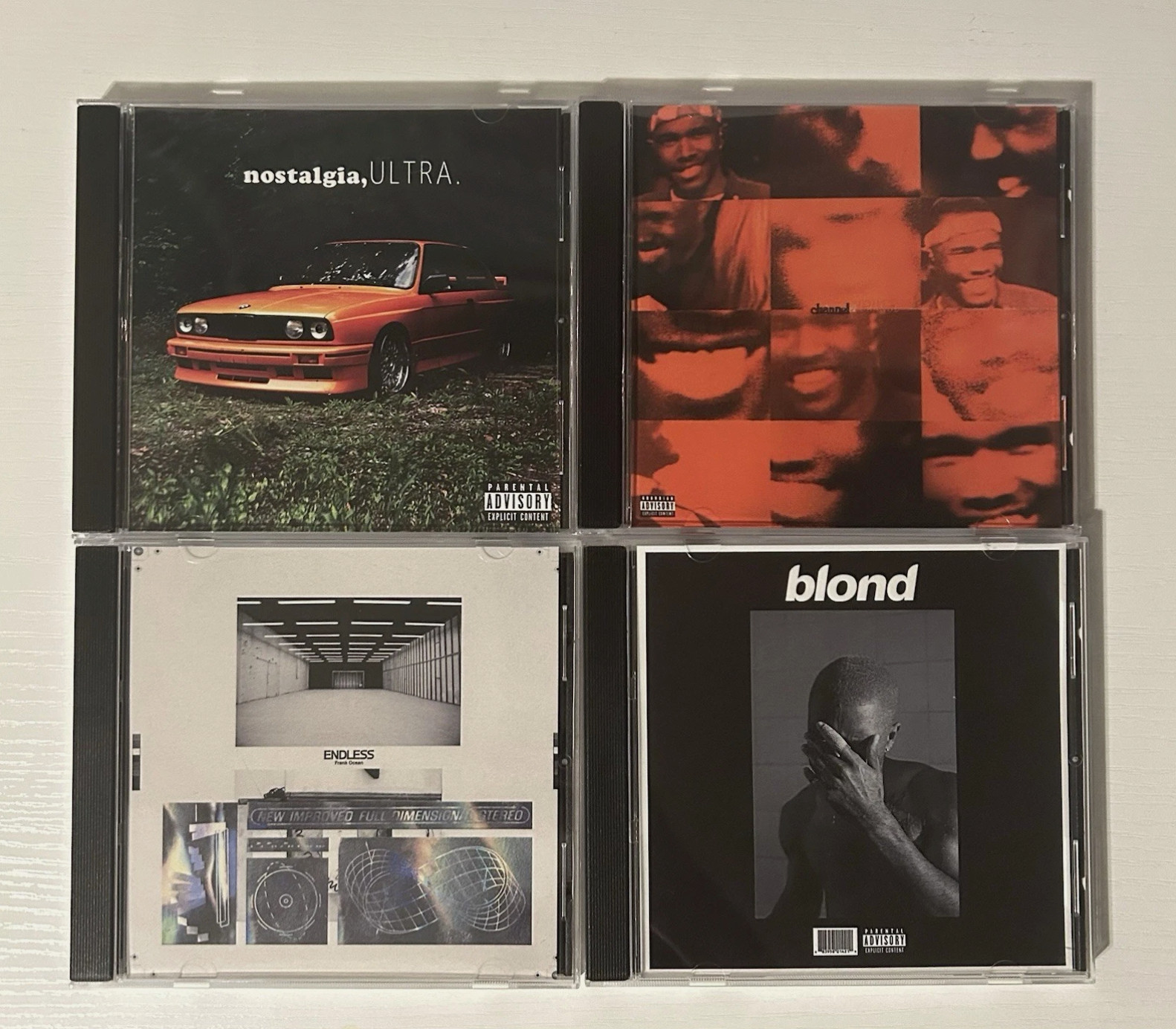 Frank Ocean – HANDMADE CD lot – Nostalgia Ultra, Channel Orange, Endless, Blonde