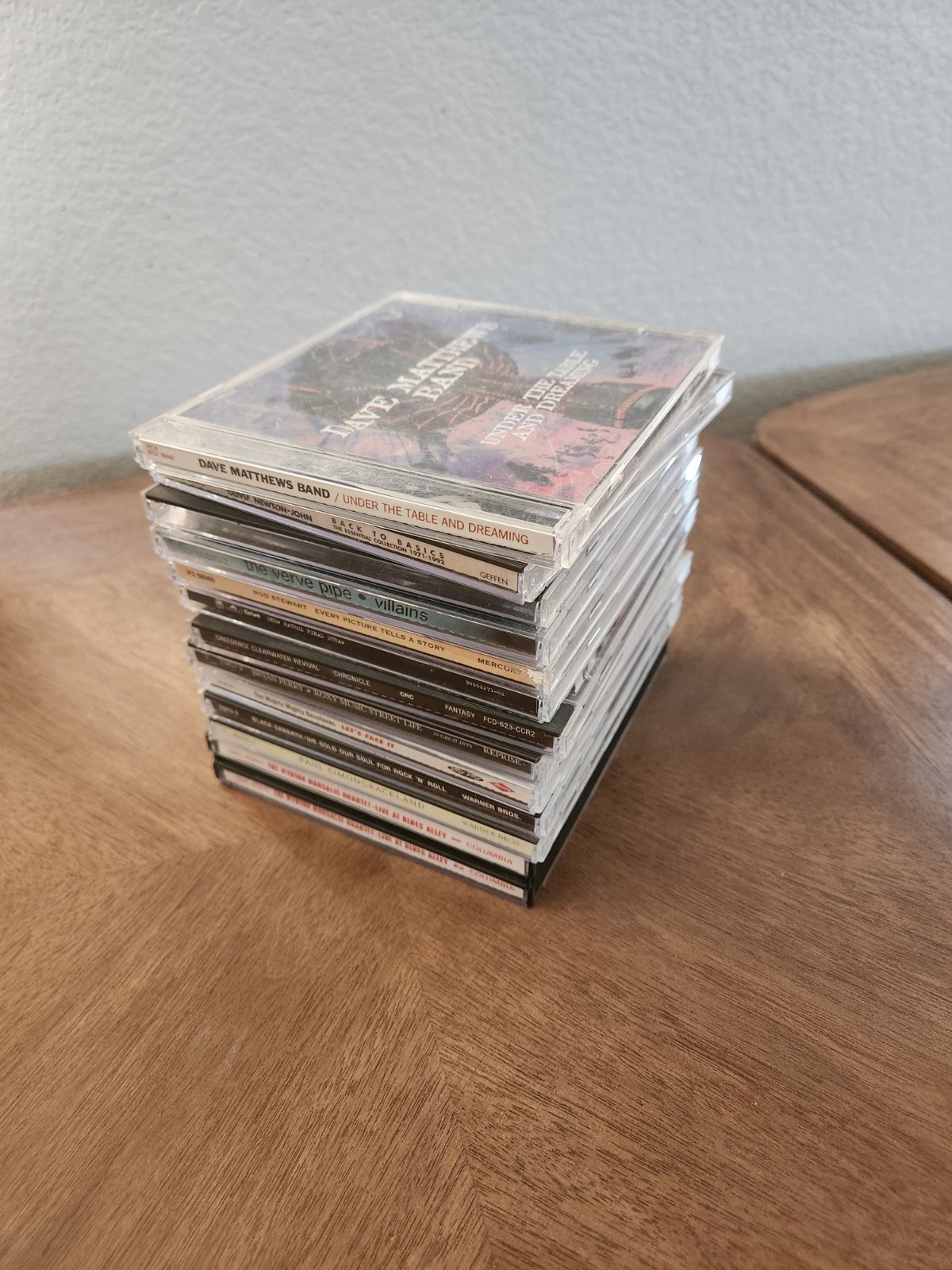 Lot of 12 Empty CD Jewel Cases with Artwork Only No CDs – Various Artists