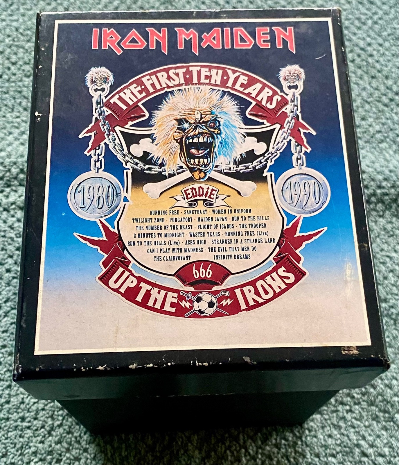 IRON MAIDEN – THE FIRST TEN YEARS – 10 CD BOX SET 1990 EMI
