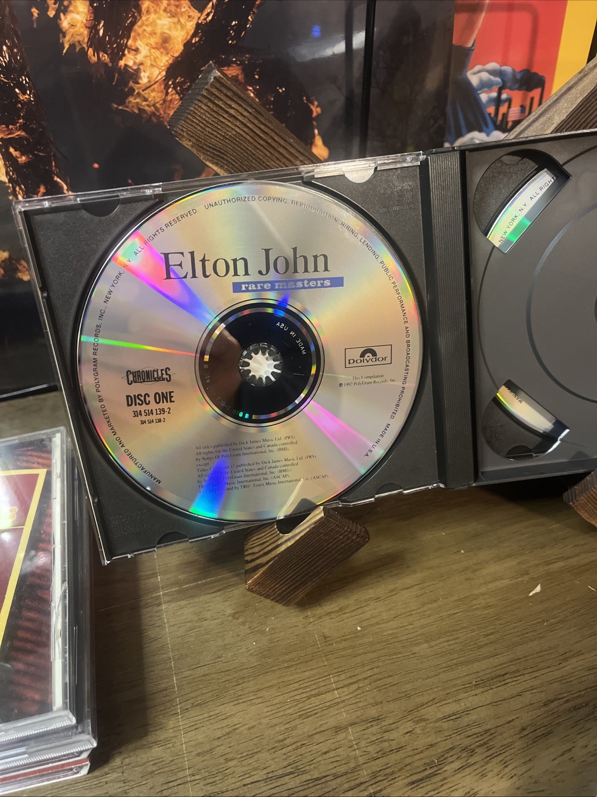 1992 Elton John Rare Masters 2 CD Box Set Polydor Records Complete W/ Booklet EX