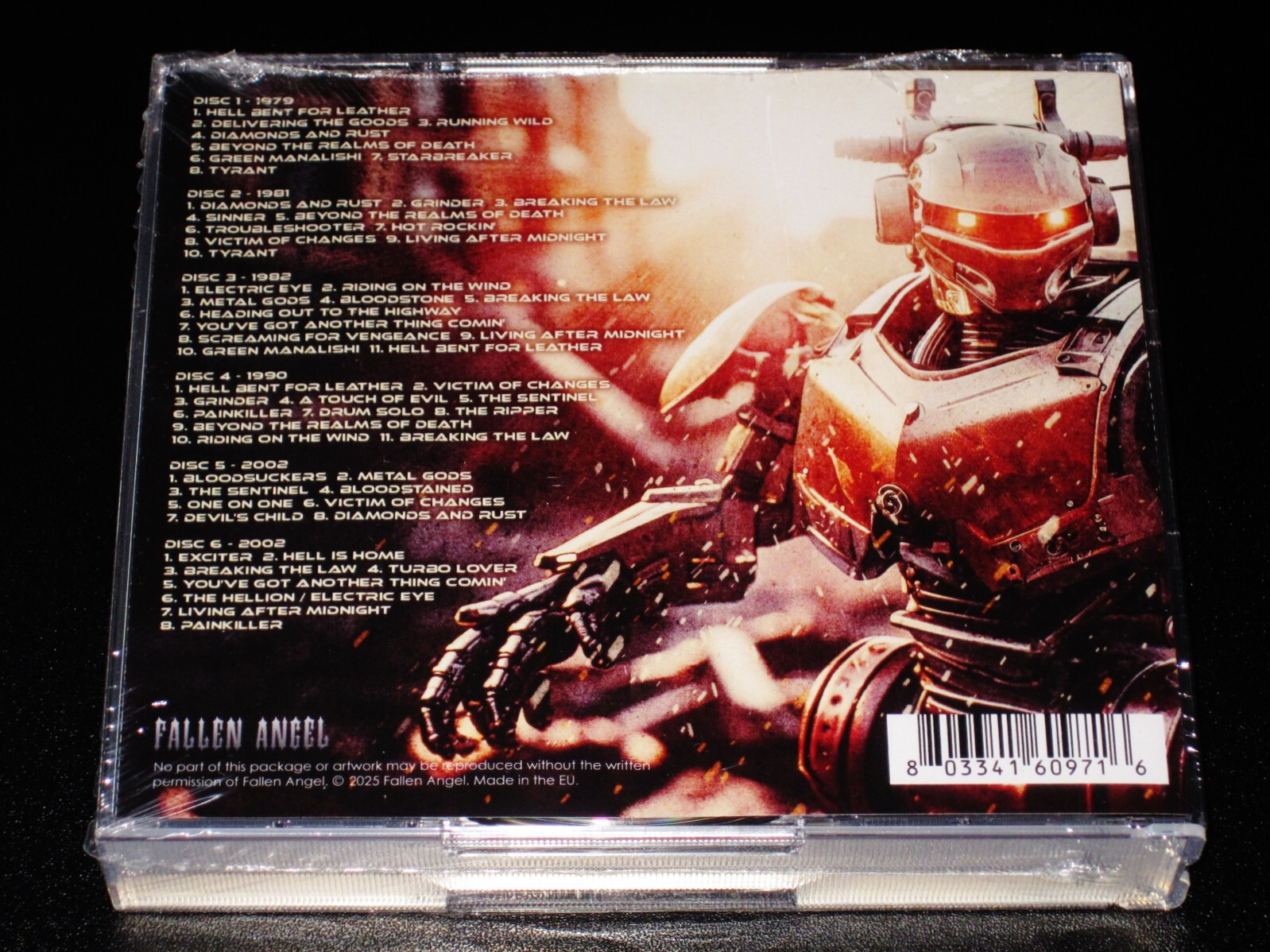 Judas Priest: Gods Of Metal – Live 1979-2002 6 CD Box Set 2025 UK Jewel Case NEW