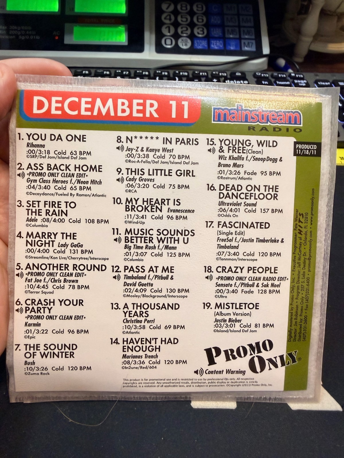 Promo Only Mainstream RADIO PROMO DJ CD – YOU CHOOSE!