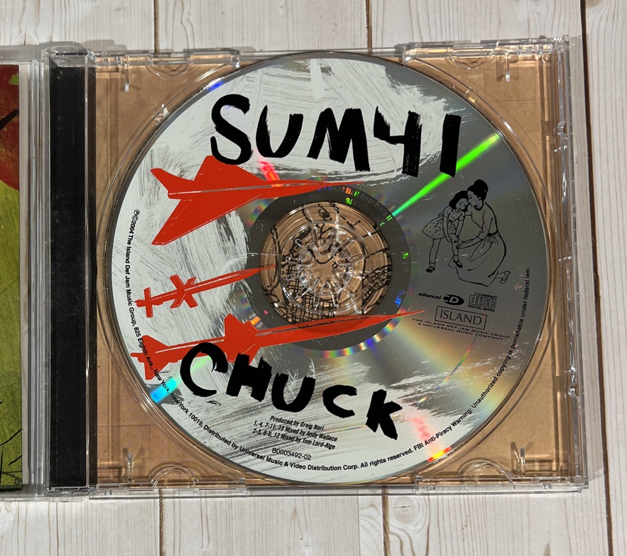 Chuck By Sum 41 – 2004 CD Island Def Jam Music Group Label