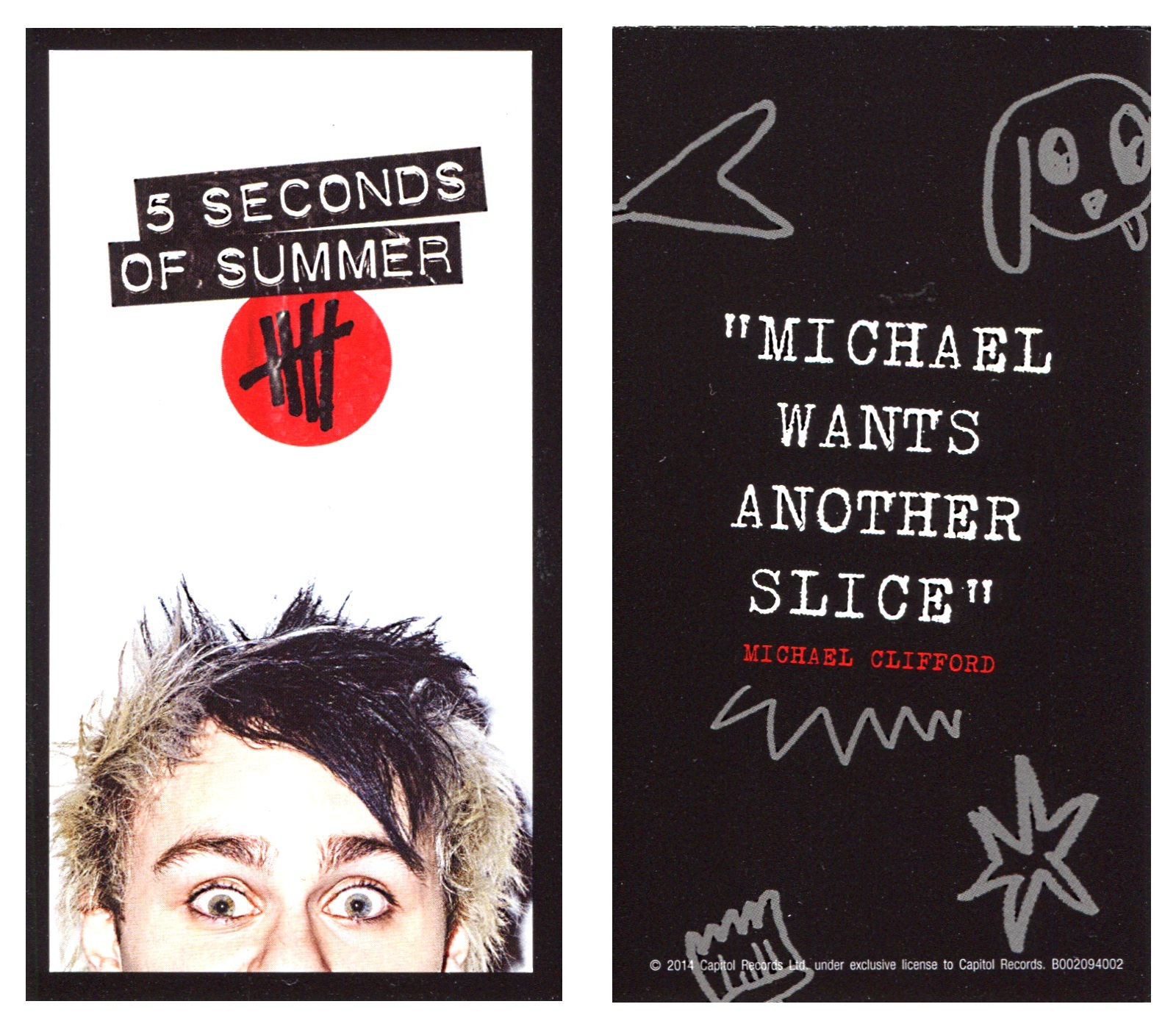 +4 BONUS TRACKS—- 5 SECONDS OF SUMMER Exclusive RED 5SOS CD with CARDS 0623
