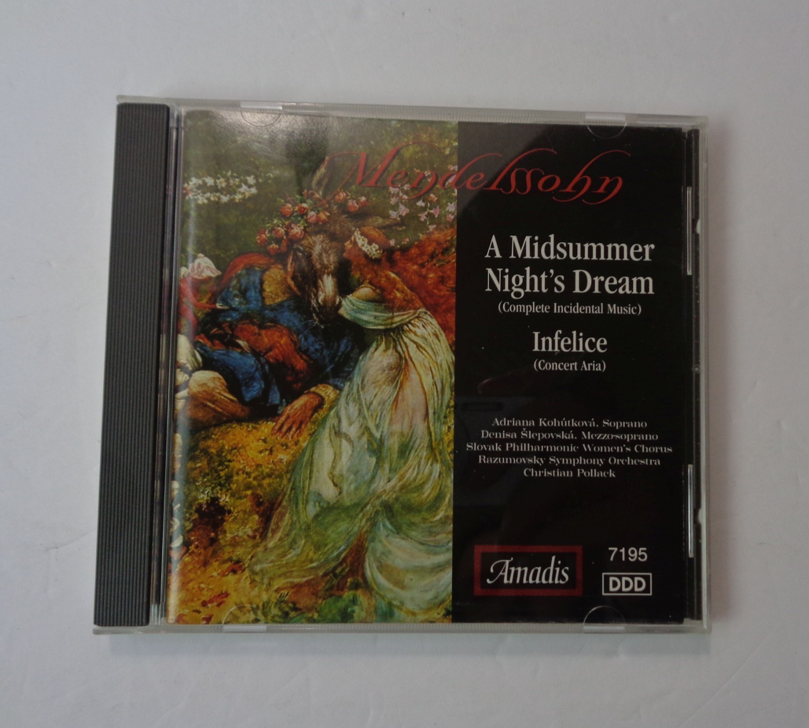 Mendelssohn: A Midsummer Night’s Dream (CD, 2001) Complete Incidental Music