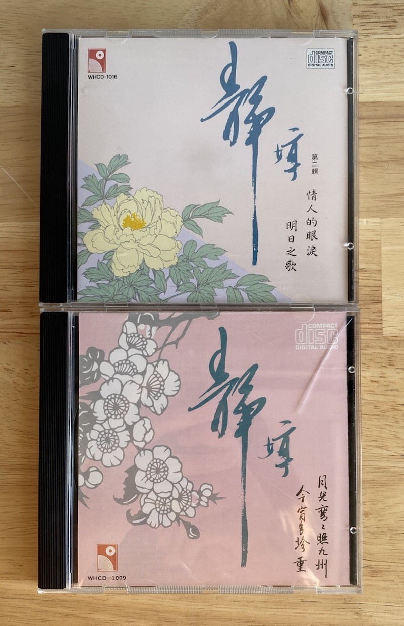 Lot of 2 RARE Tsin Ting 靜婷 Stereo CDs Chinese 靜停錄射大碟 靜婷鐳射大碟 WHCD-1009 WHCD-1016