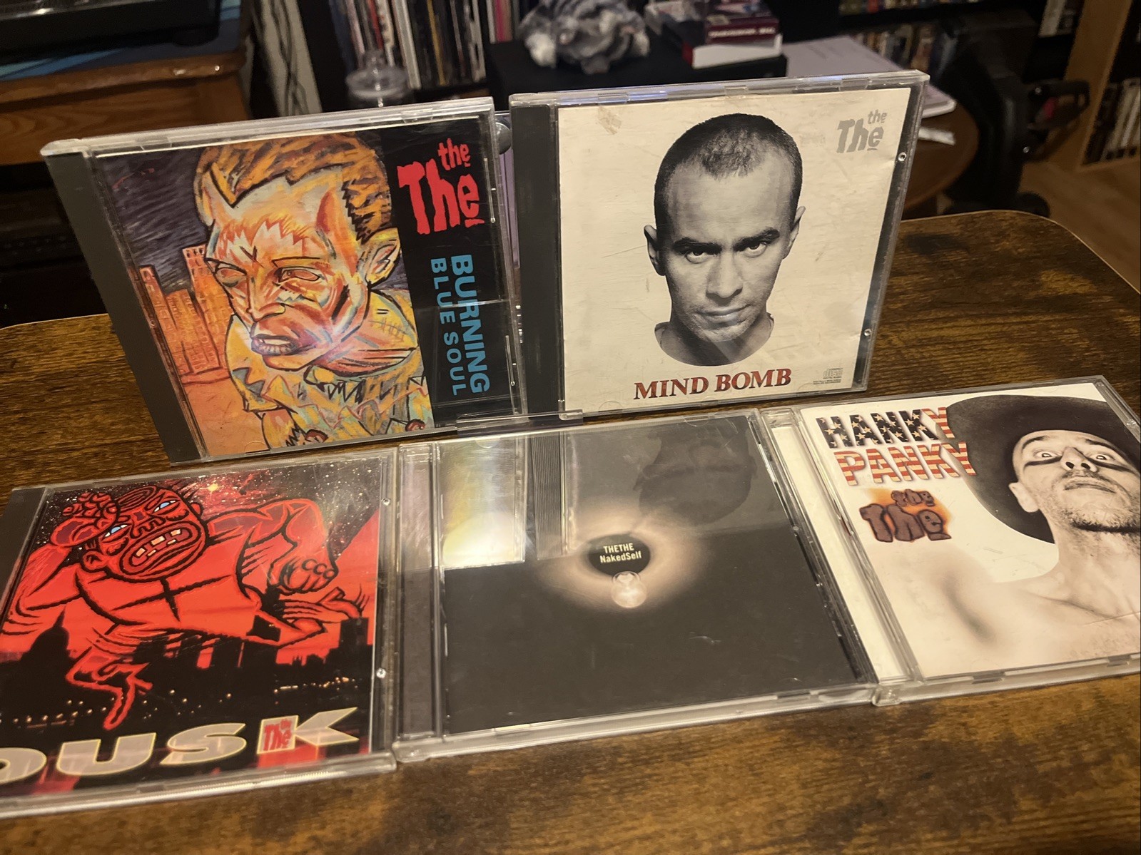 THE THE- 5-CD Lot: Hanky Panky, Mind Bomb, Burning Blue Soul, Dusk, Naked Self