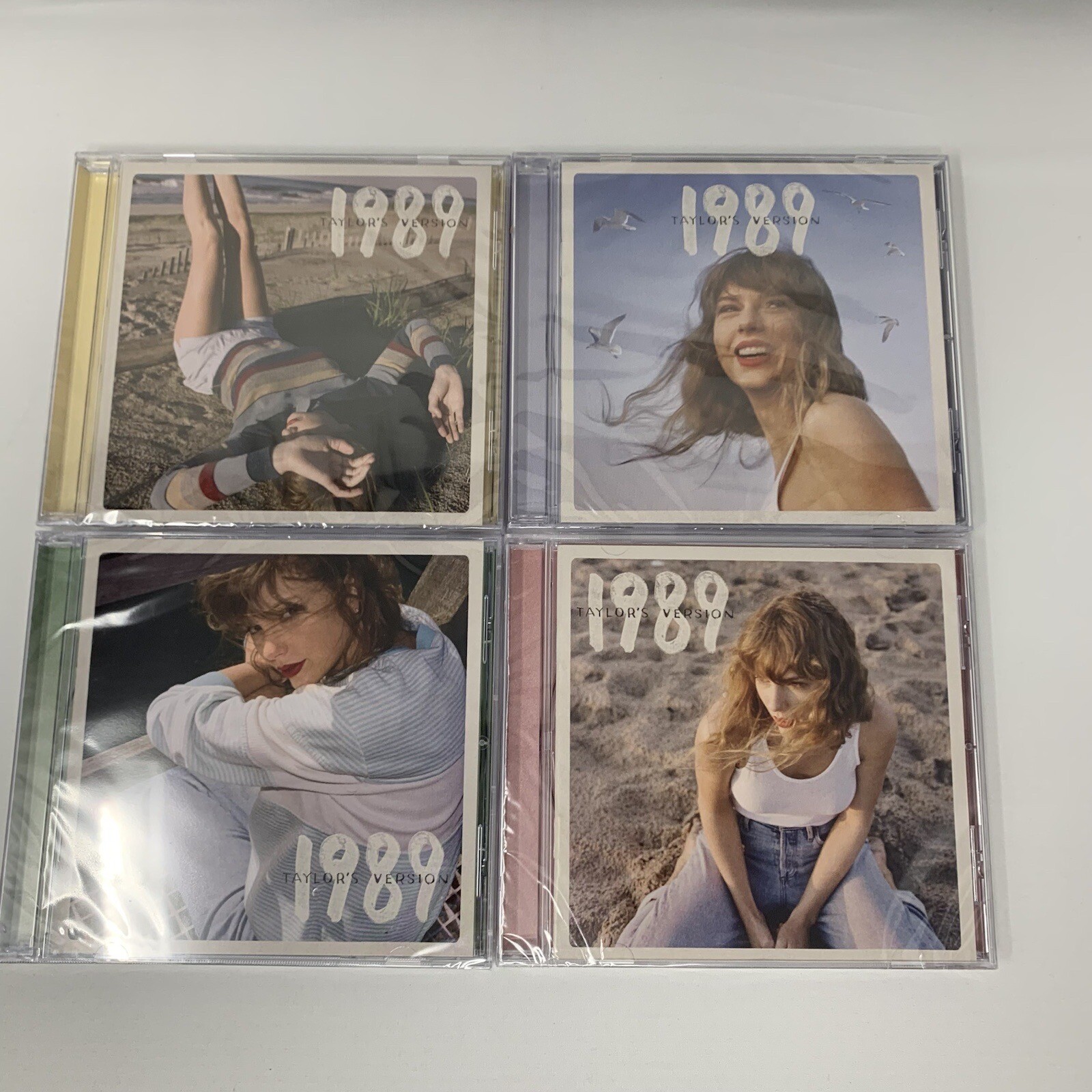 Taylor Swift 1989 Taylor’s Version 4 Deluxe CDs Blue Green Pink Yellow In Hand